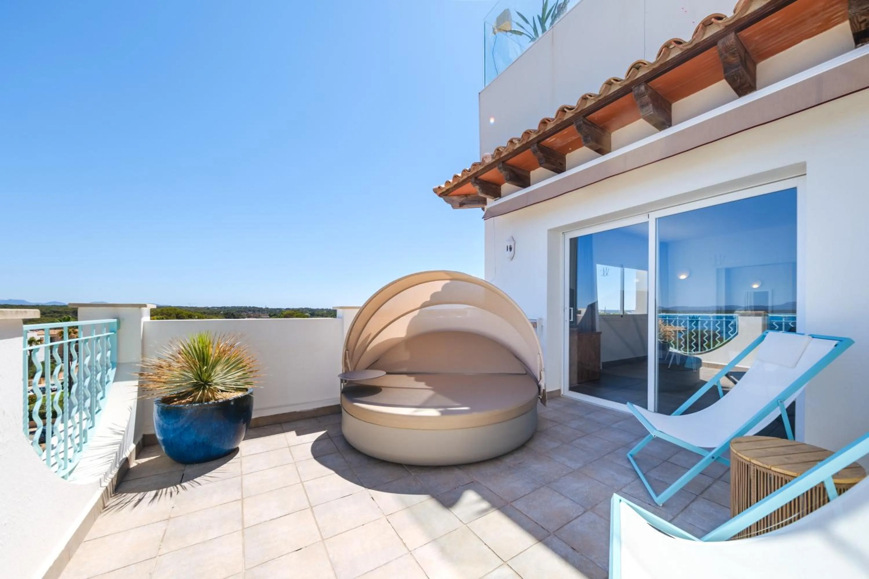 Balcony/Terrace in Hotel Villa Chiquita - Adults Only - Over 12