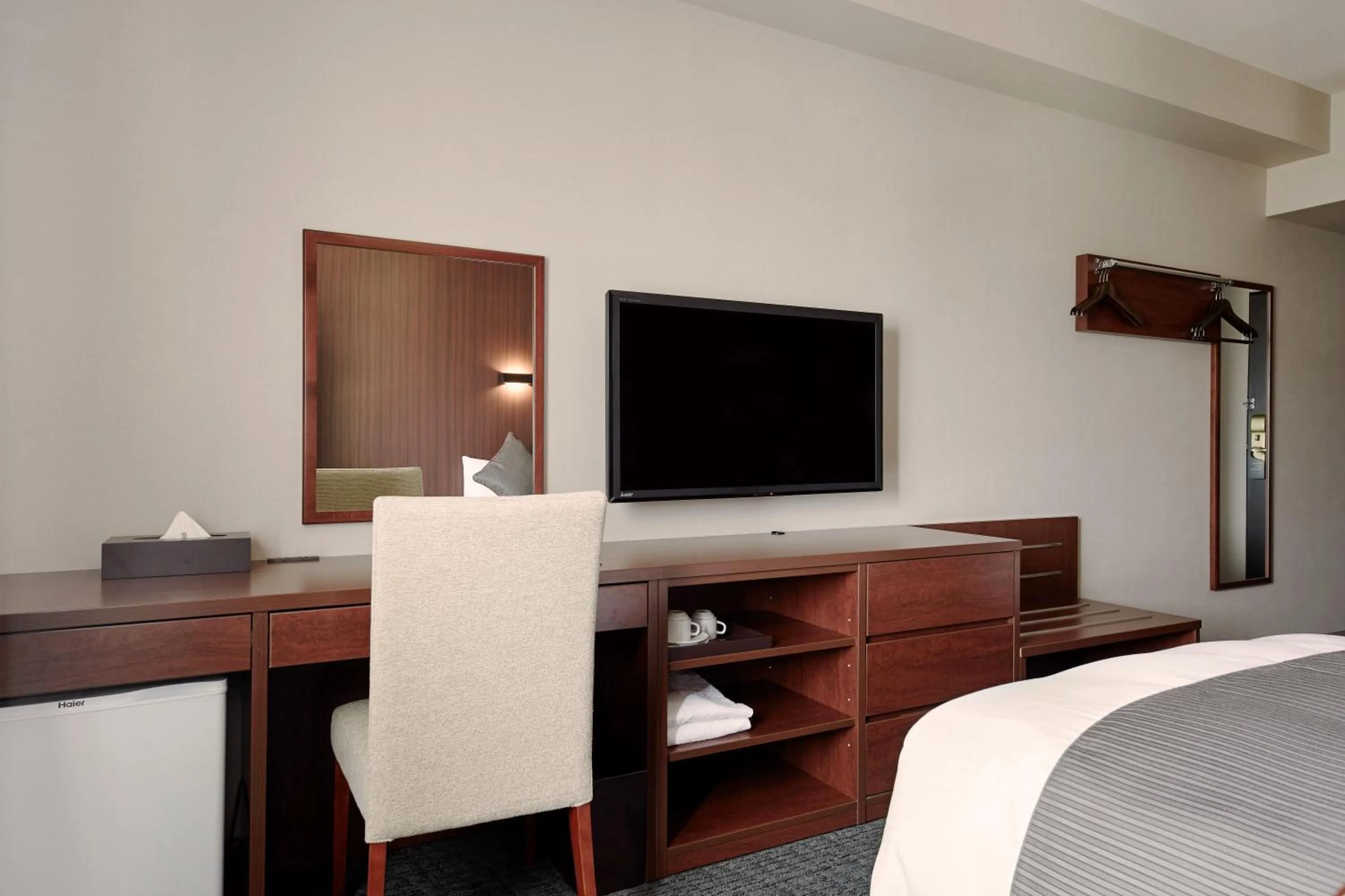 Bed in Hotel Azat Naha