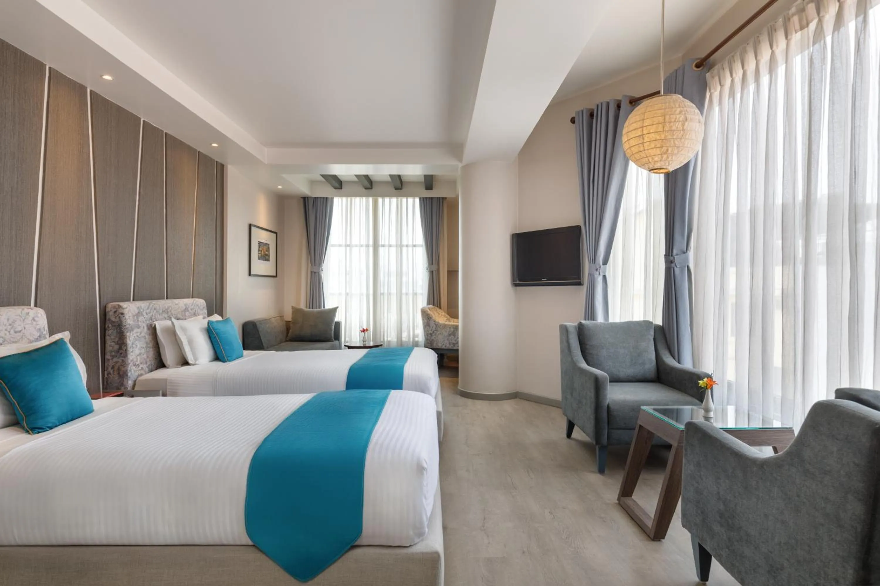 Communal lounge/ TV room, Bed in Kathmandu Guest House by KGH Group