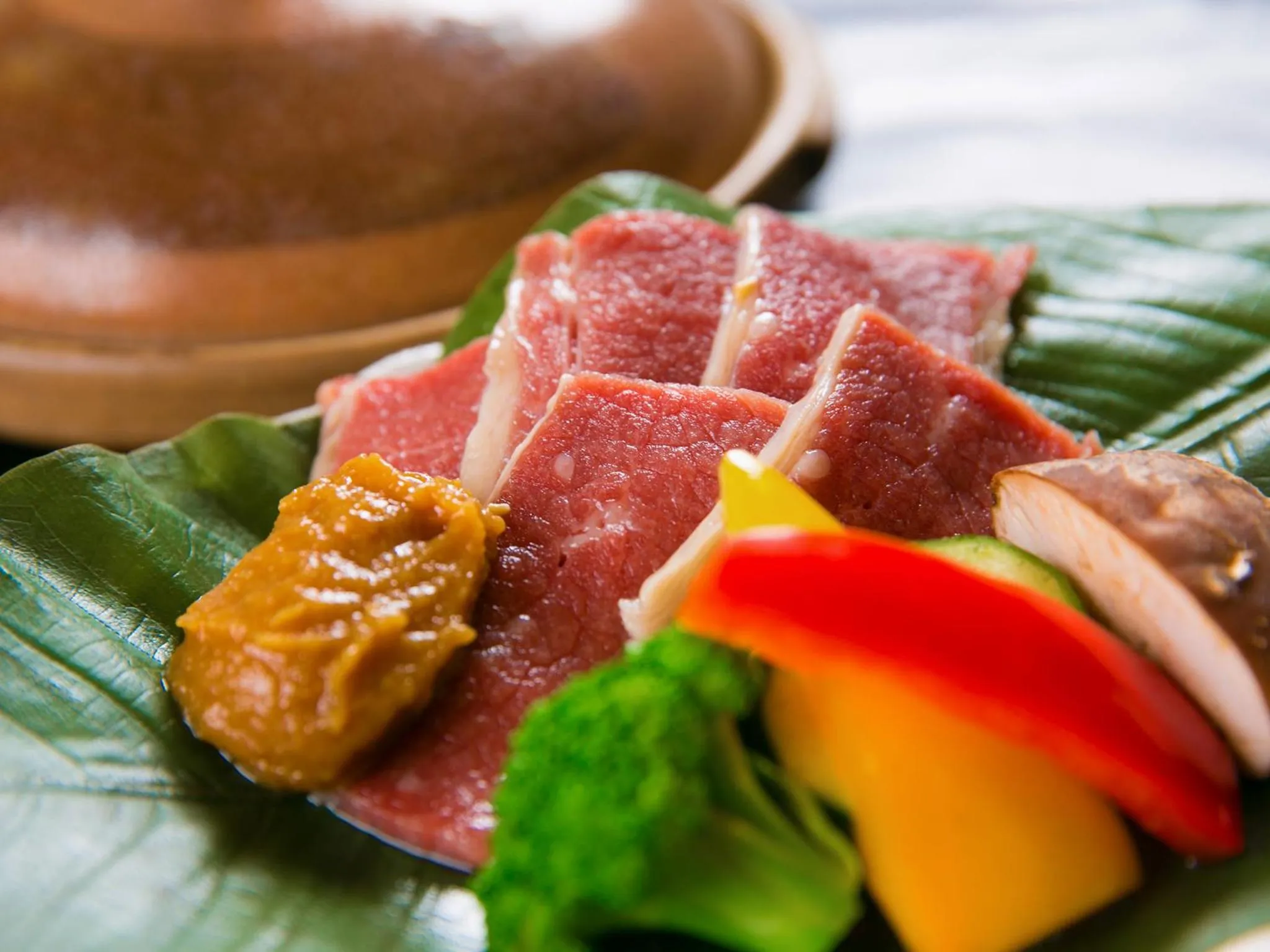 Food close-up in Hotel Koraku