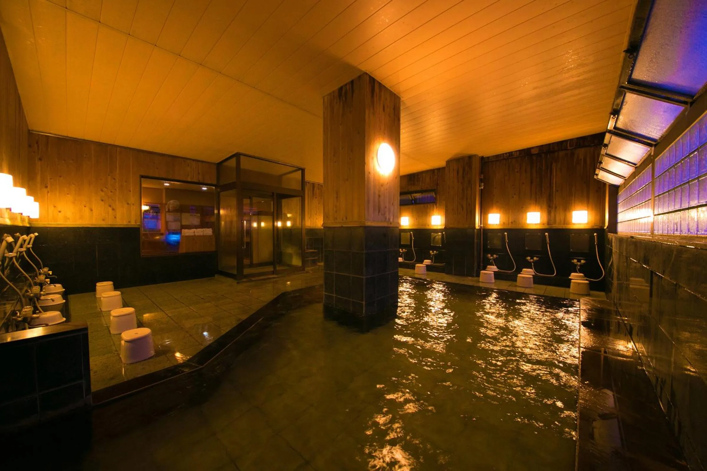 Hot Spring Bath in Hotel Koraku