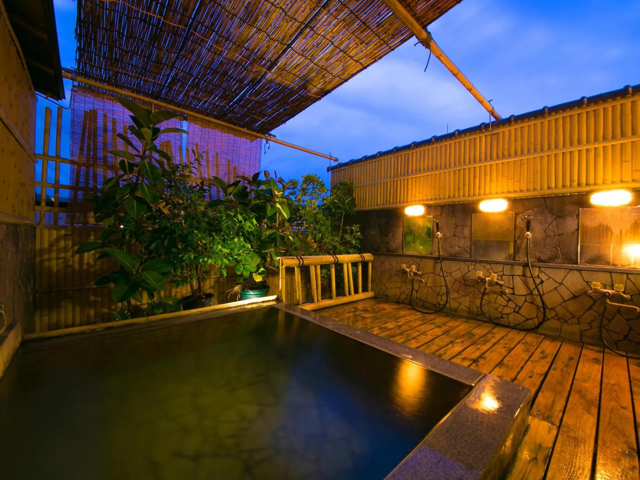 Hot Spring Bath in Hotel Koraku
