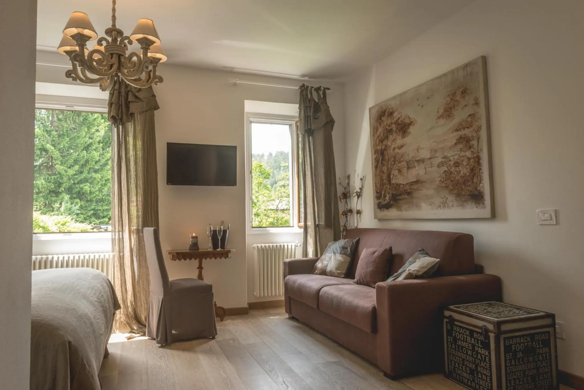 Living room in Locanda Senio