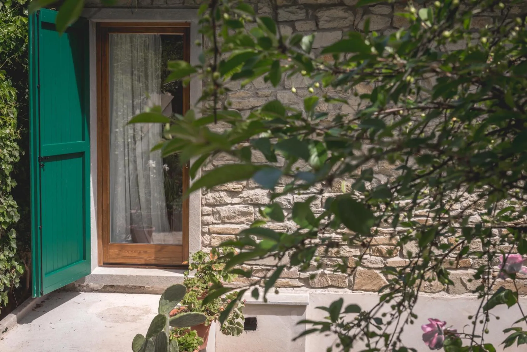 Pool view in Locanda Senio