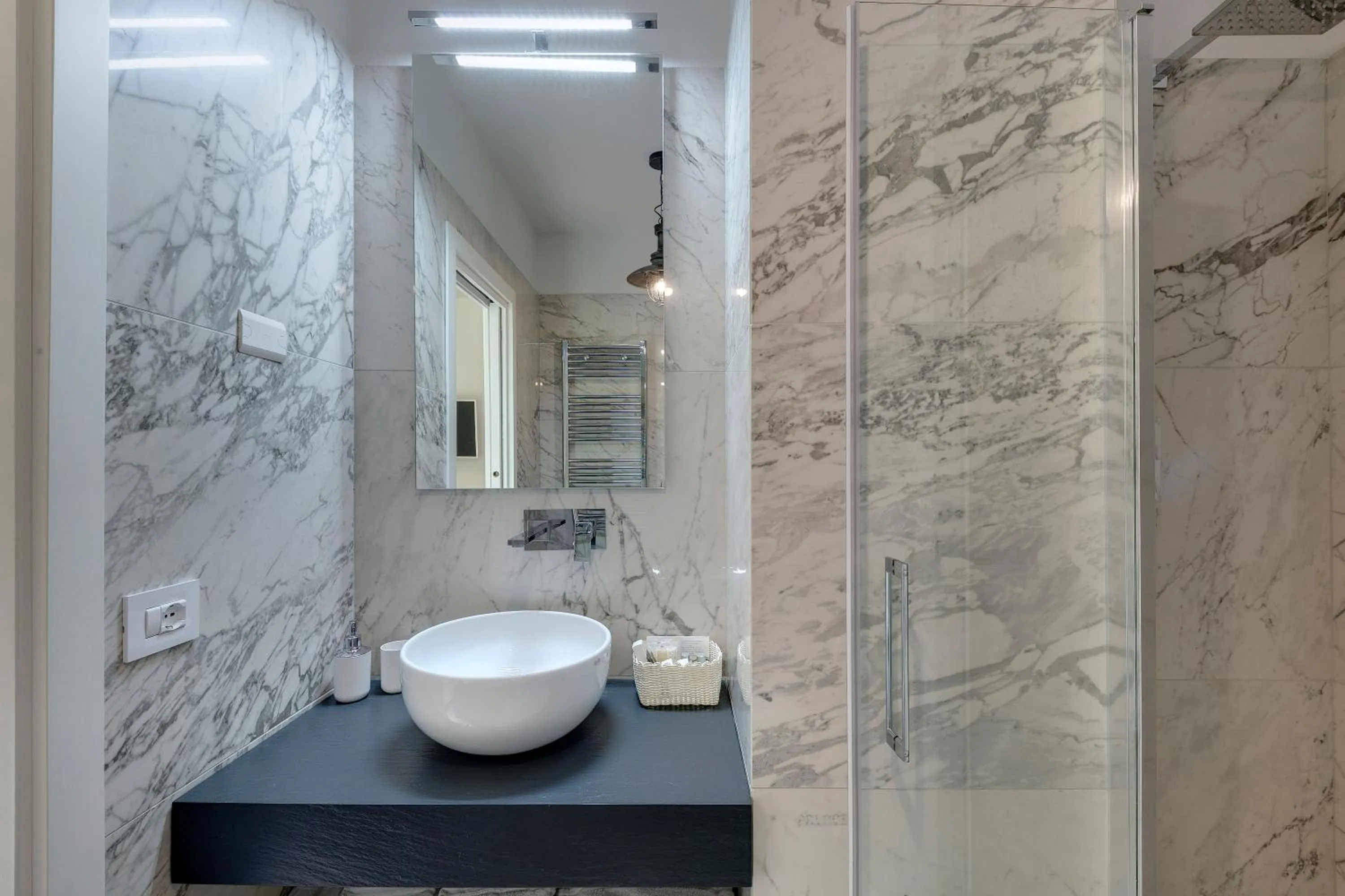 Shower in Locanda Senio