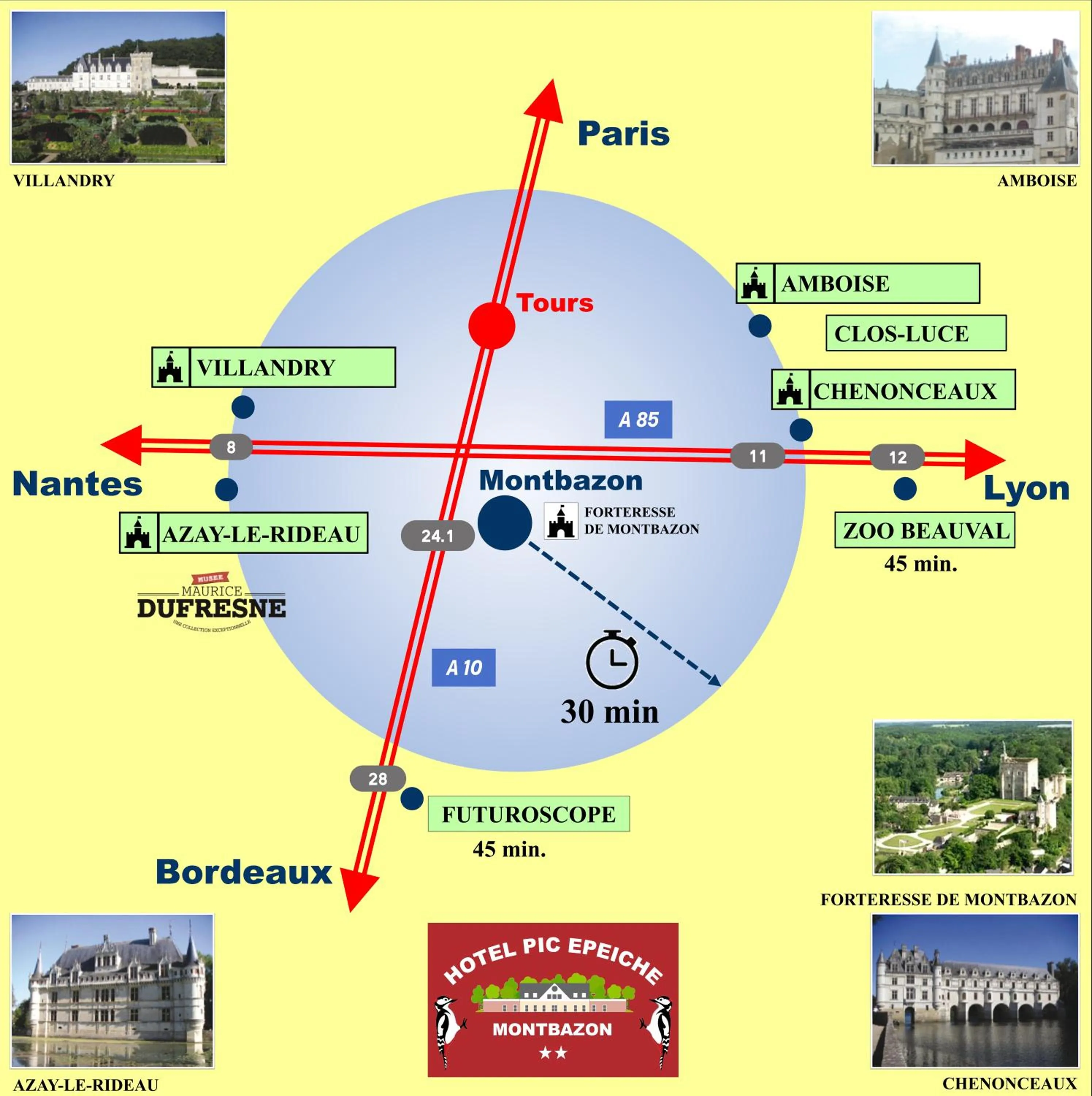 Hotel The Originals Tours Sud Pic Epeiche (ex Inter-Hotel)