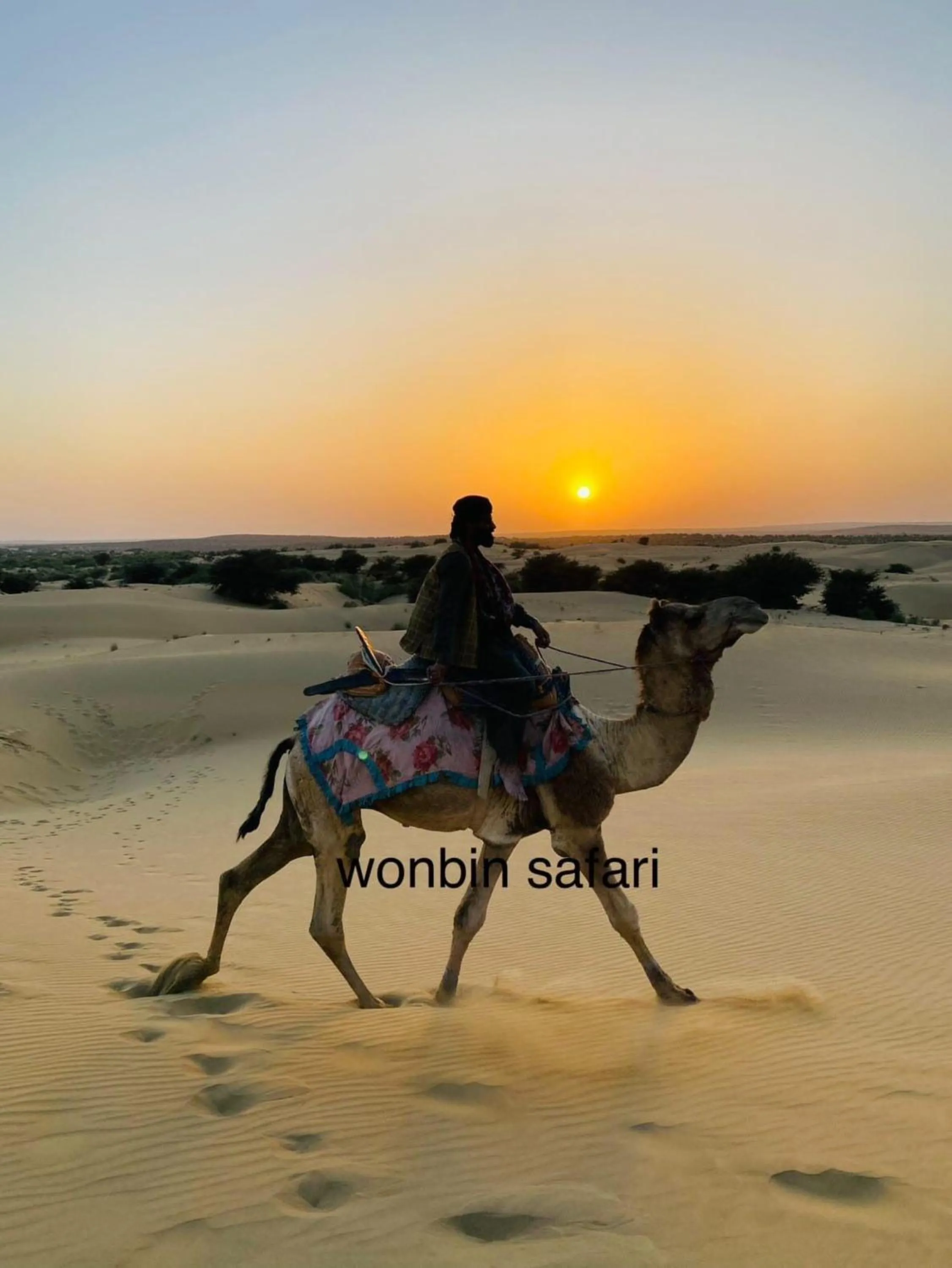 Sunrise in Wonbin Safari Jaisalmer