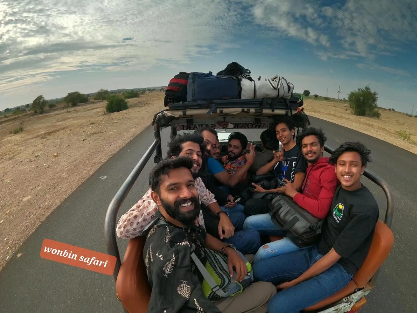 Natural landscape in Wonbin Safari Jaisalmer