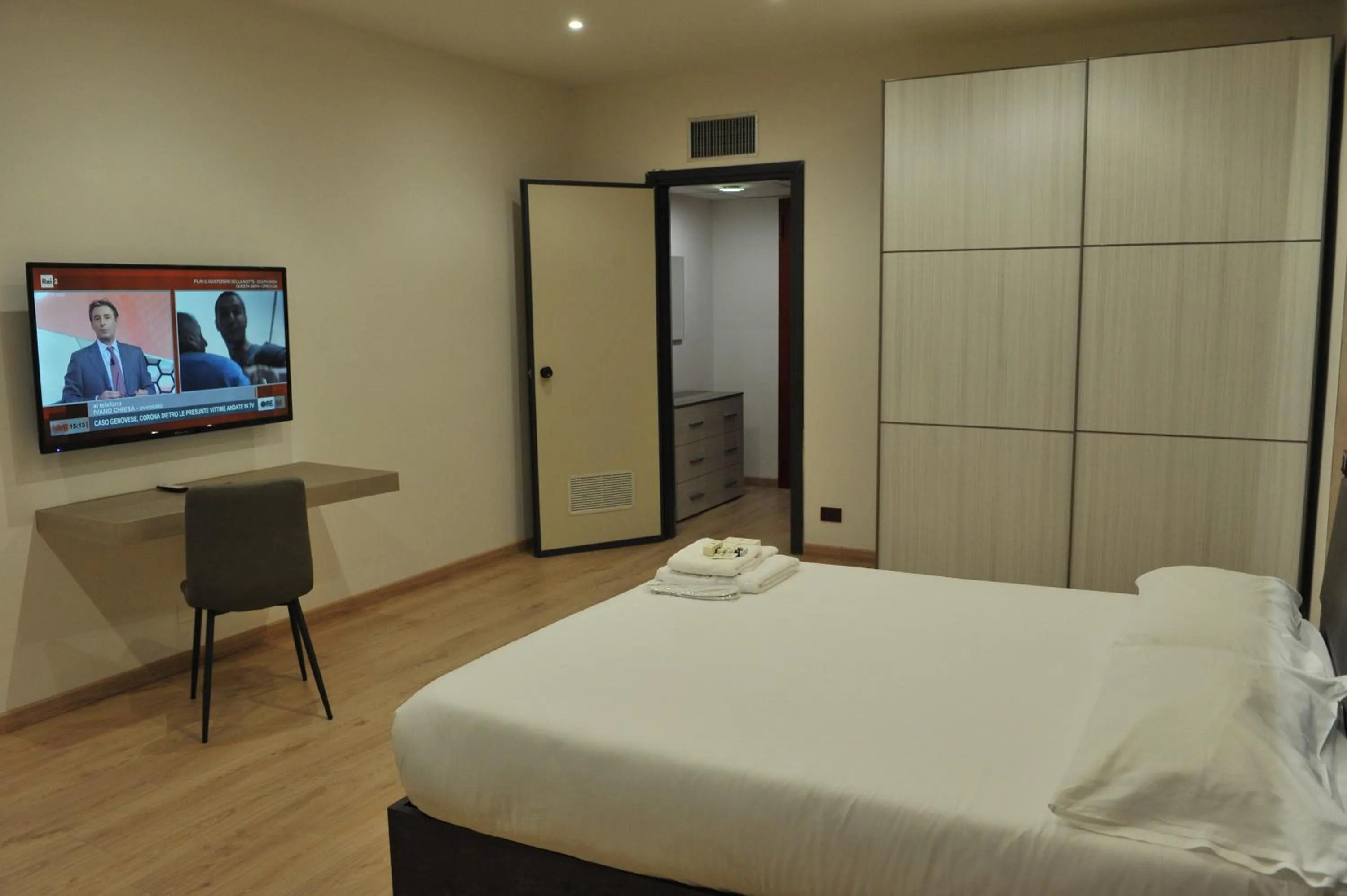 Bed in Hotel Theotokos