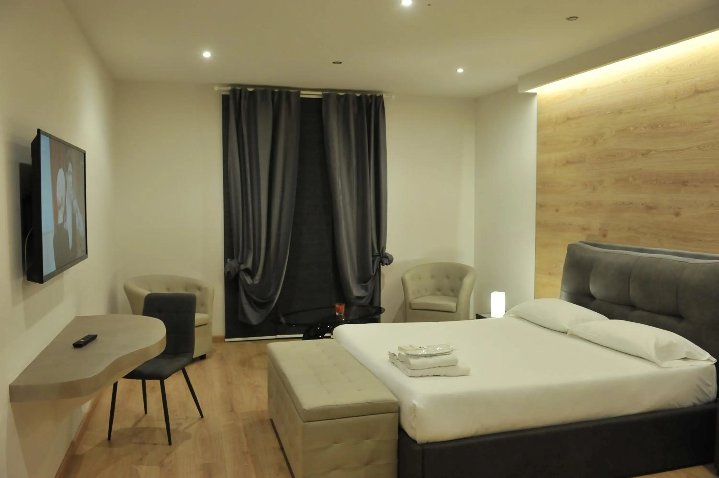 Bed in Hotel Theotokos