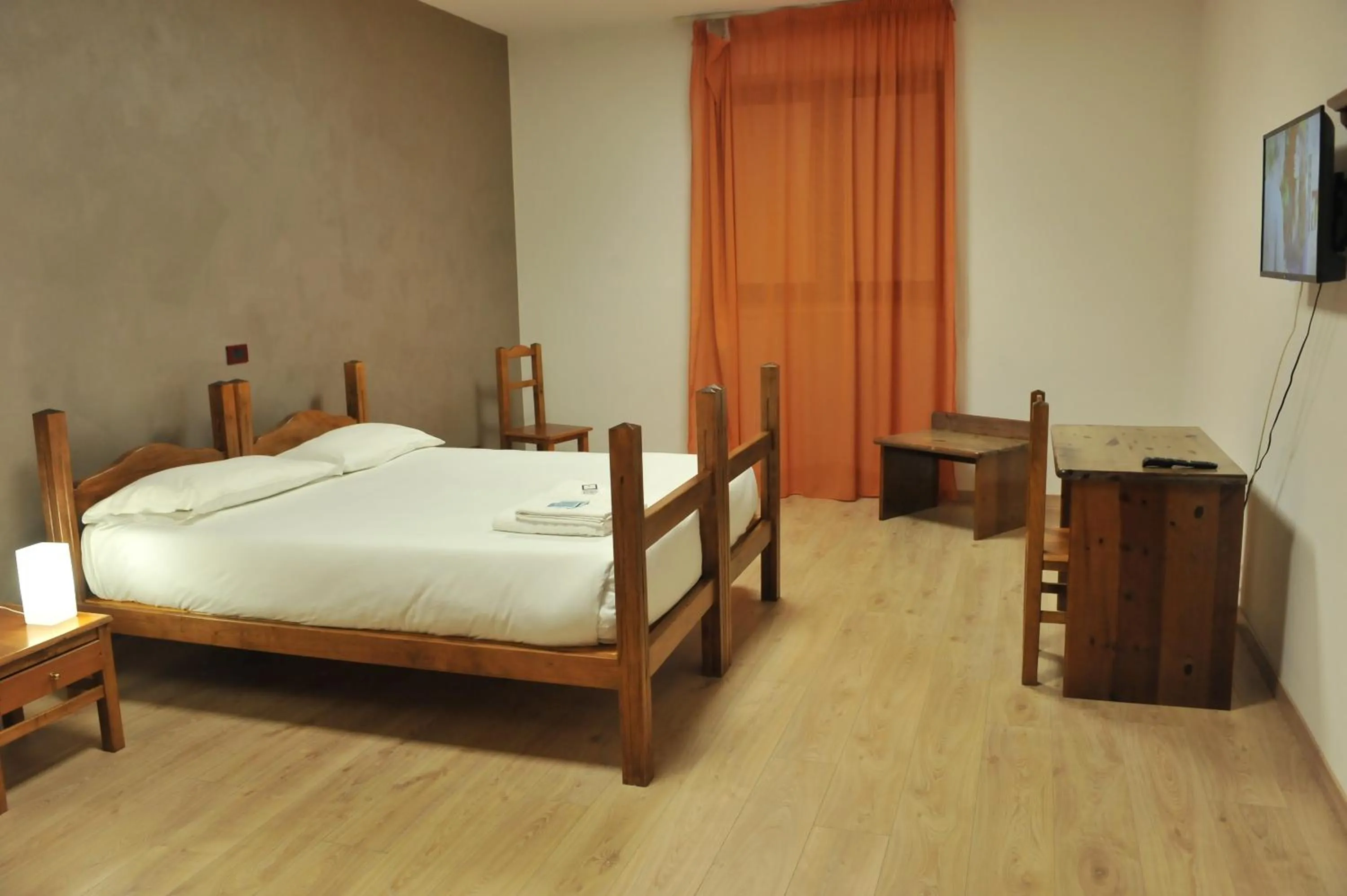 Bed in Hotel Theotokos