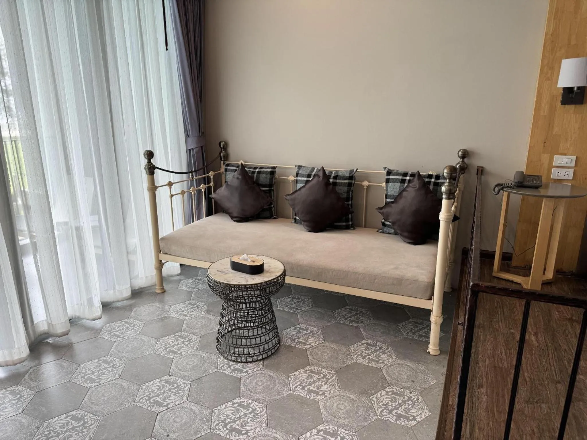 Seating area, Bed in La Isla Pranburi Beach Resort