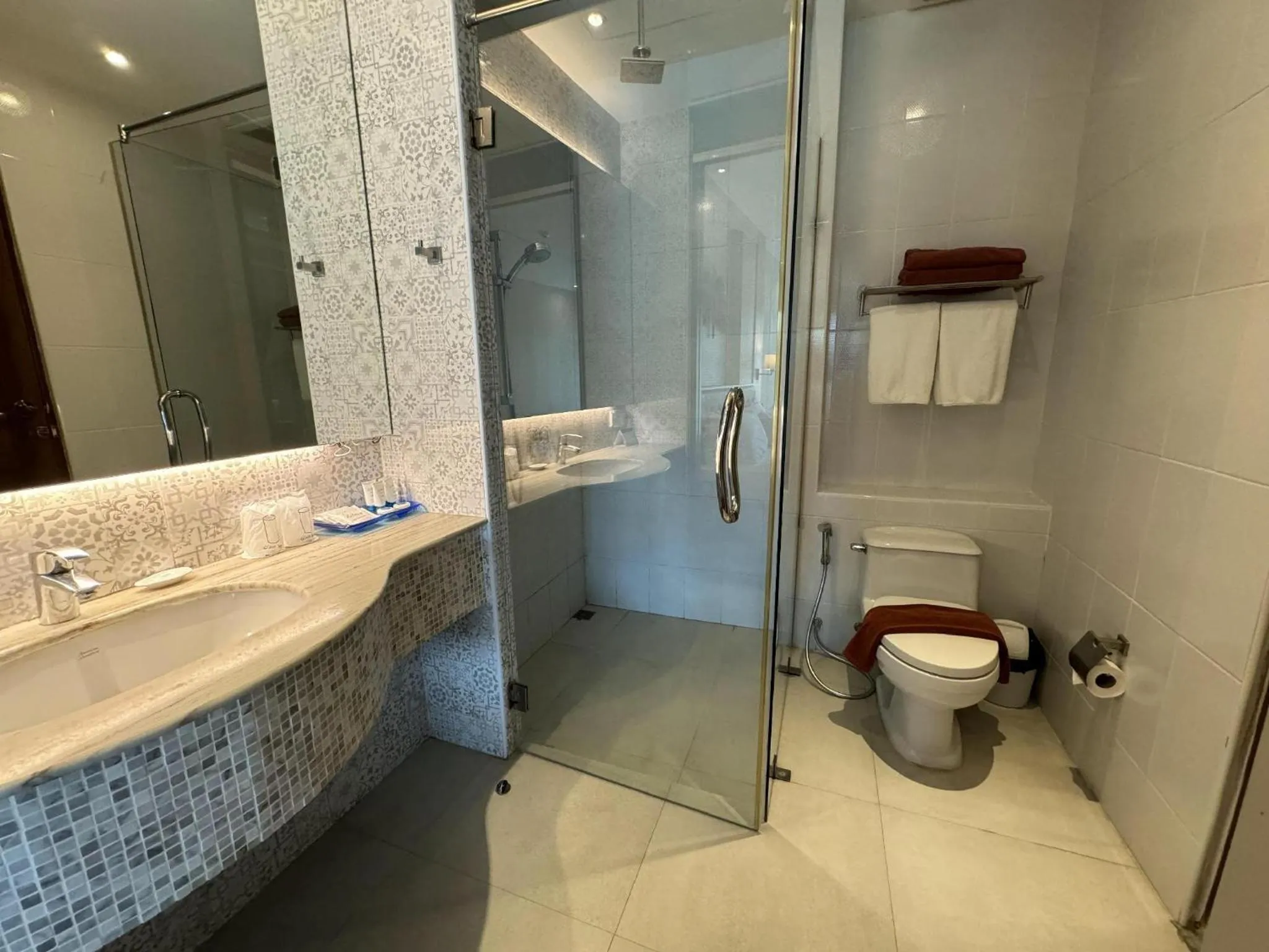 Shower in La Isla Pranburi Beach Resort