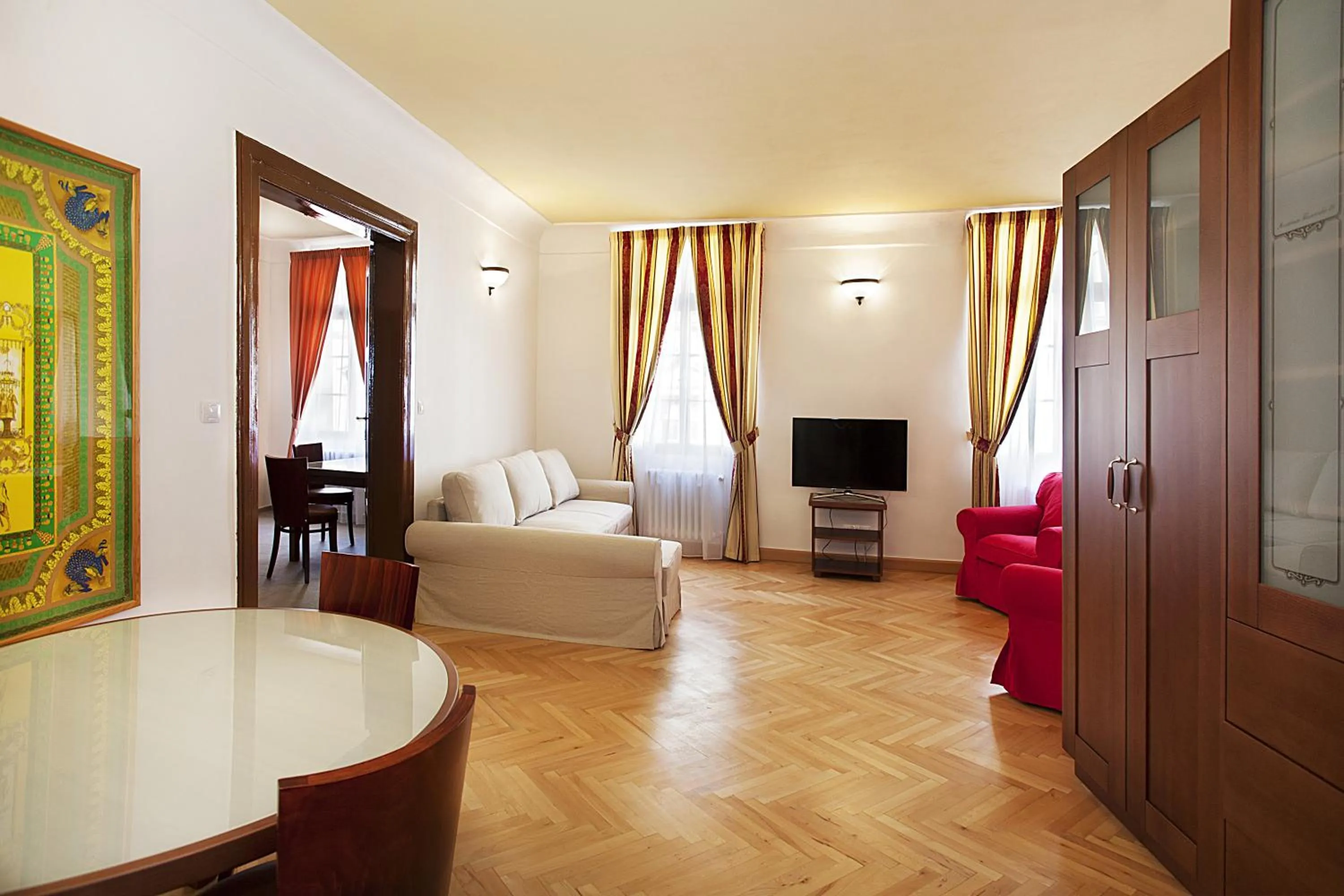 Living room in Residence Thunovska