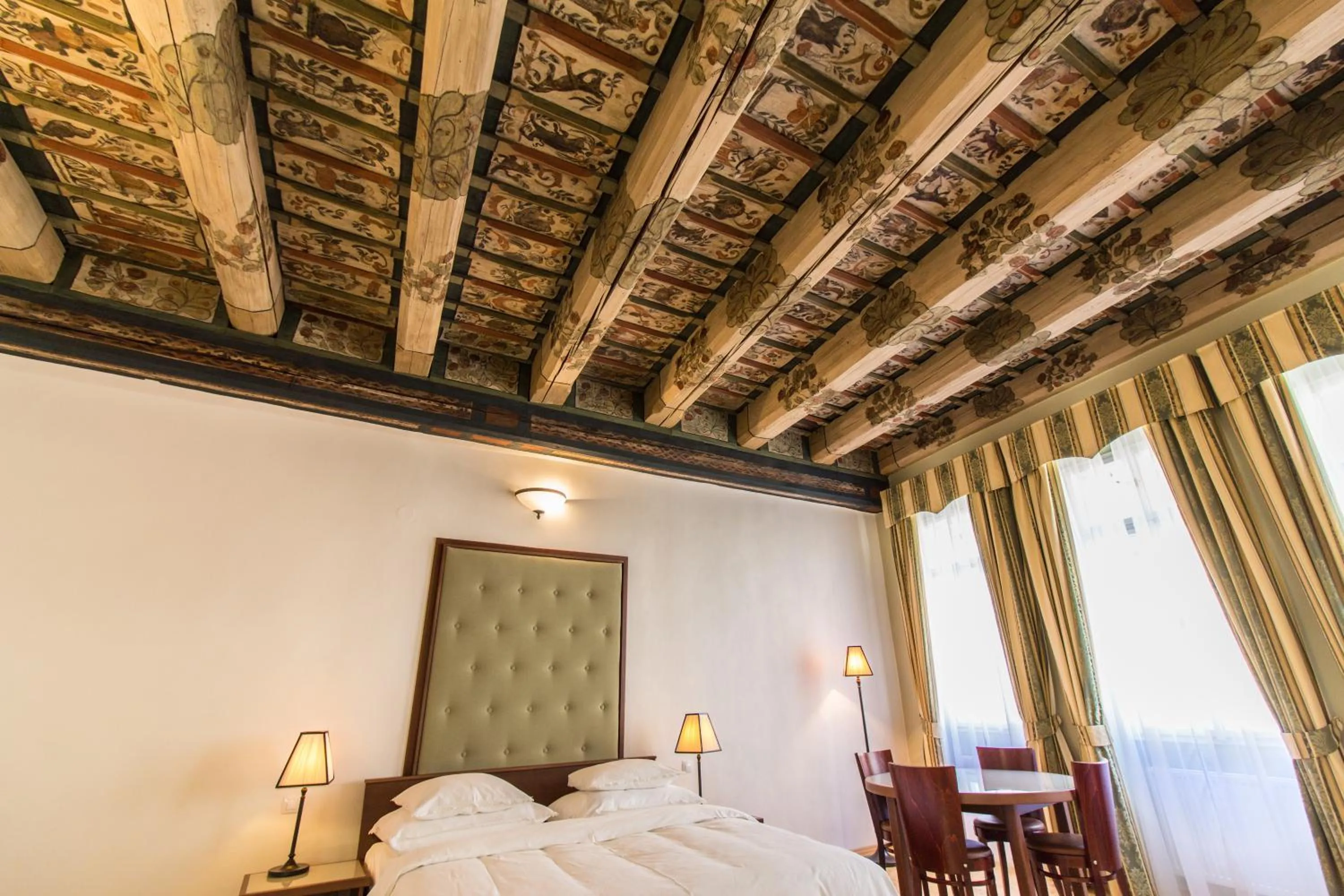 Bedroom, Bed in Residence Thunovska