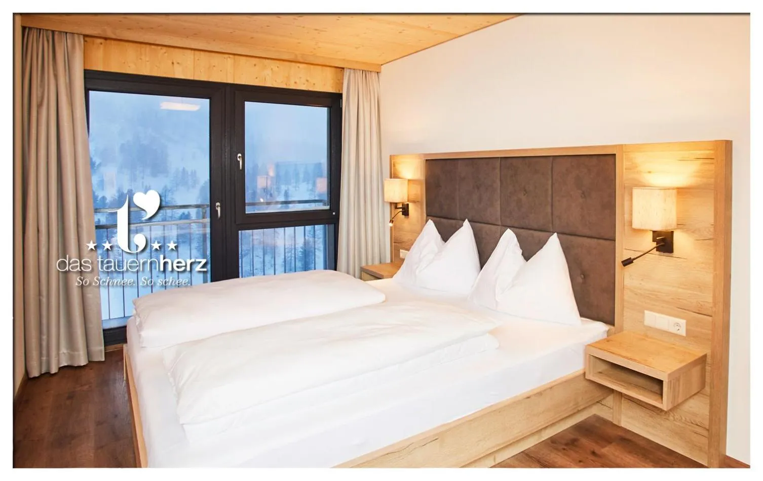 Bedroom, Bed in Das Tauernherz