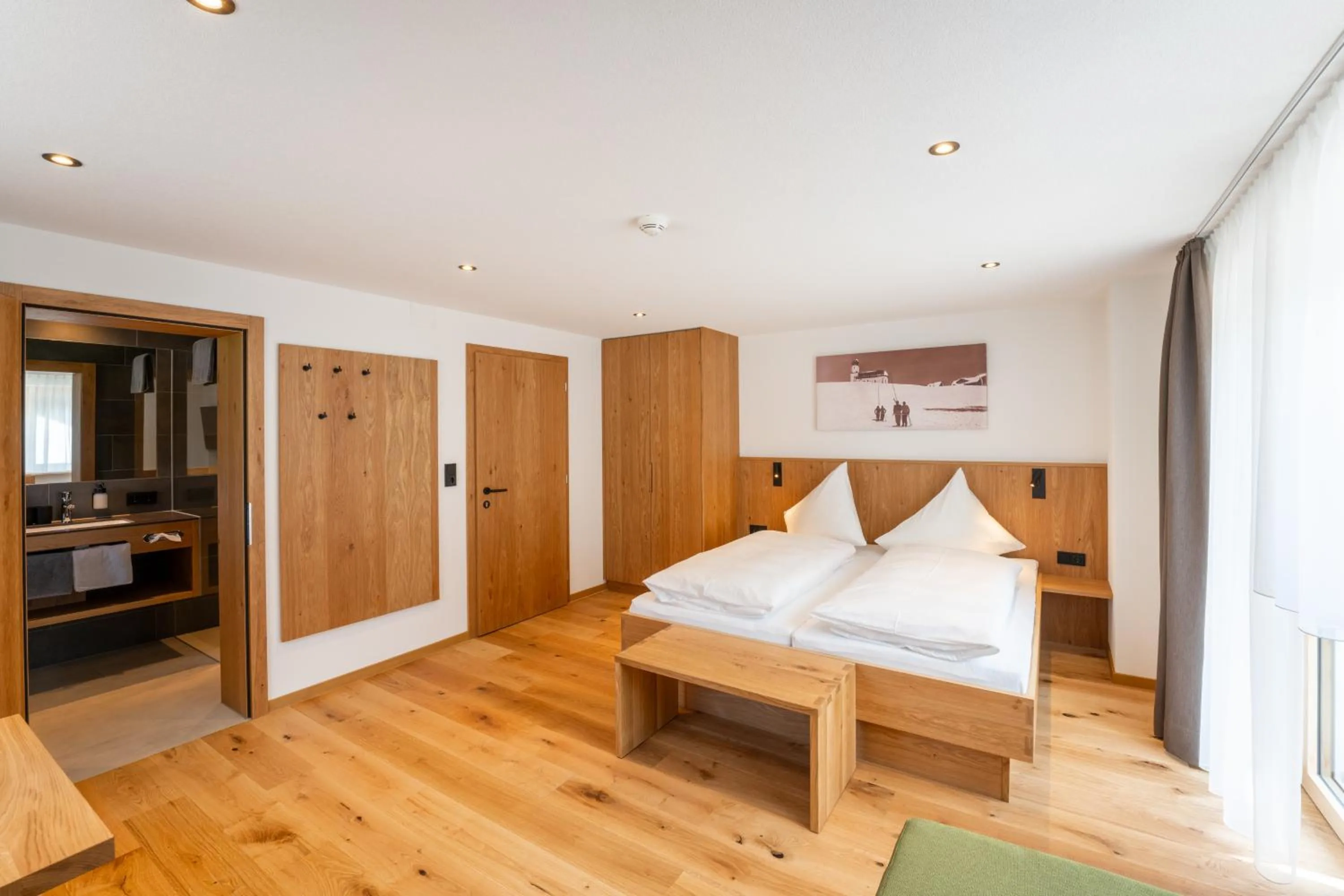 Bed in Hotel Garni Krumbach