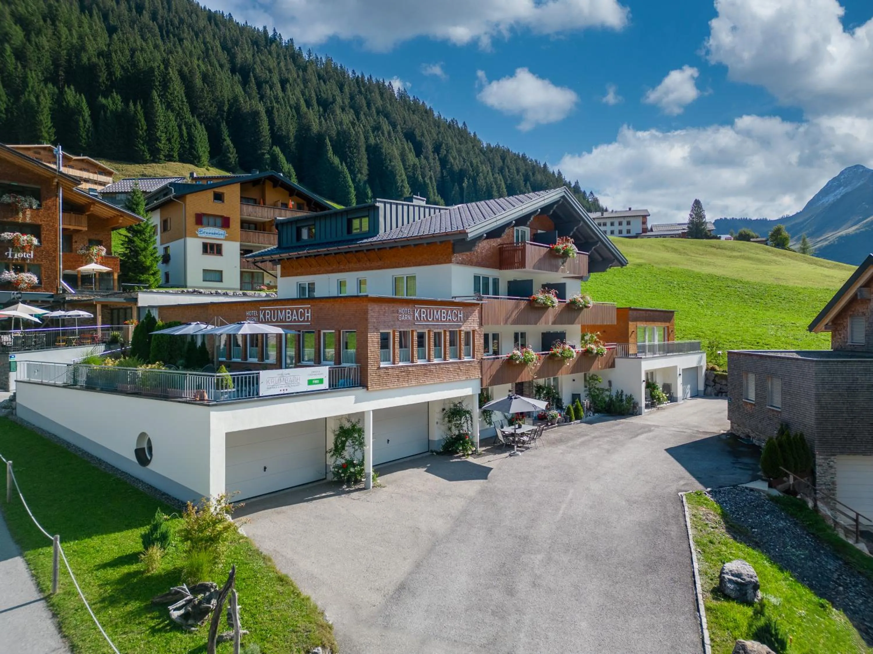 Property building in Hotel Garni Krumbach
