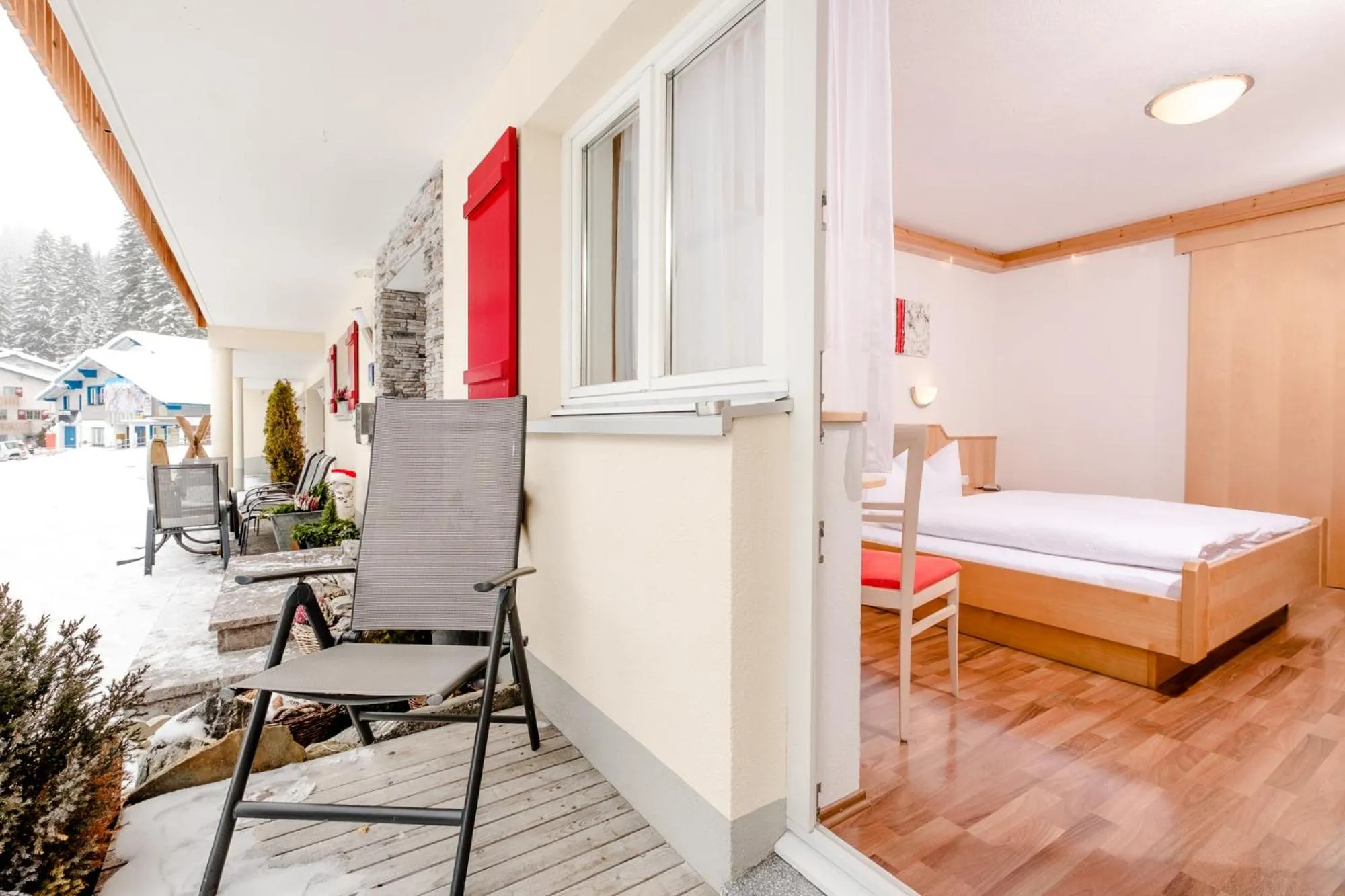 Patio in Hotel Garni Krumbach