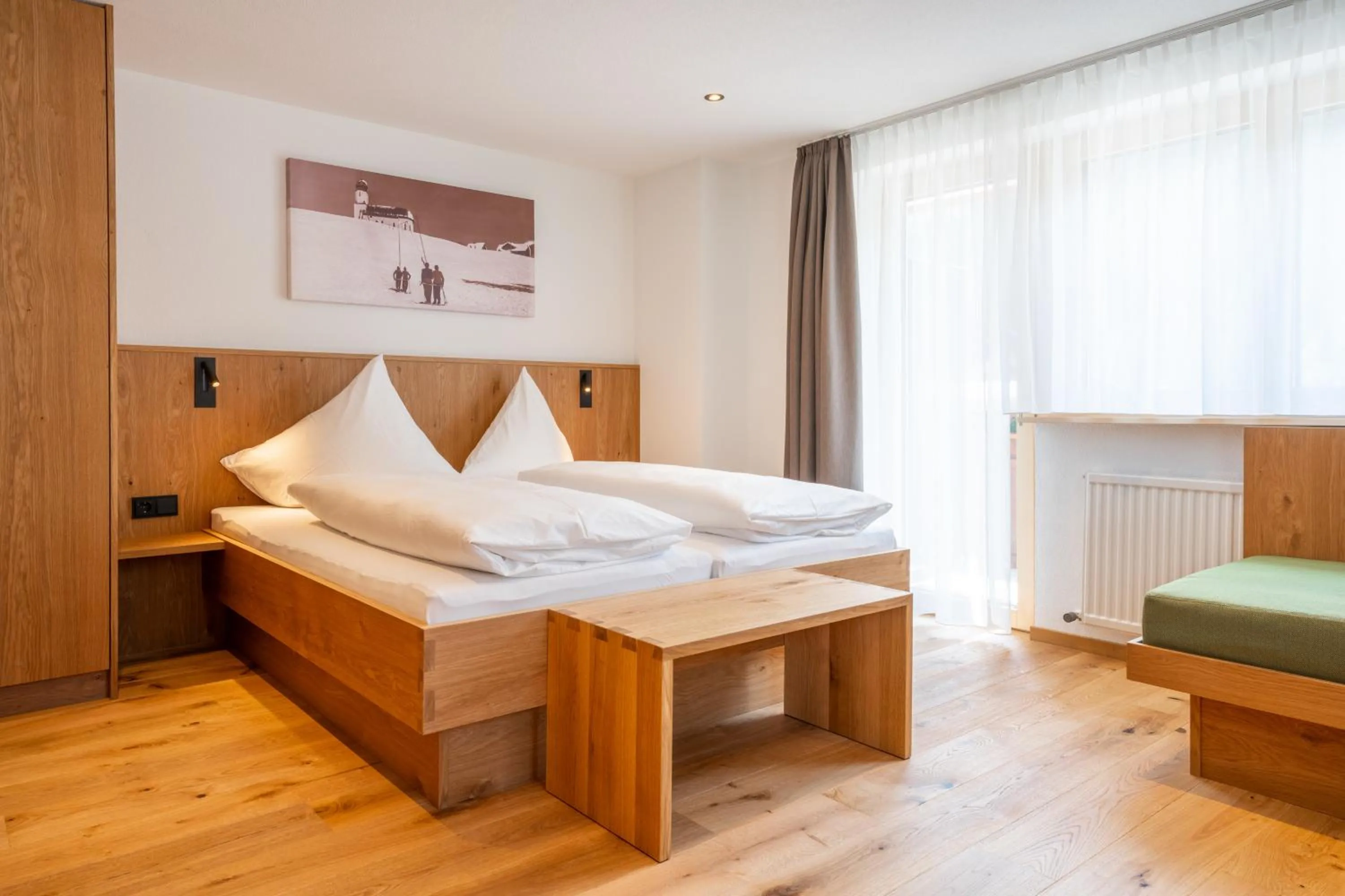 Bed in Hotel Garni Krumbach