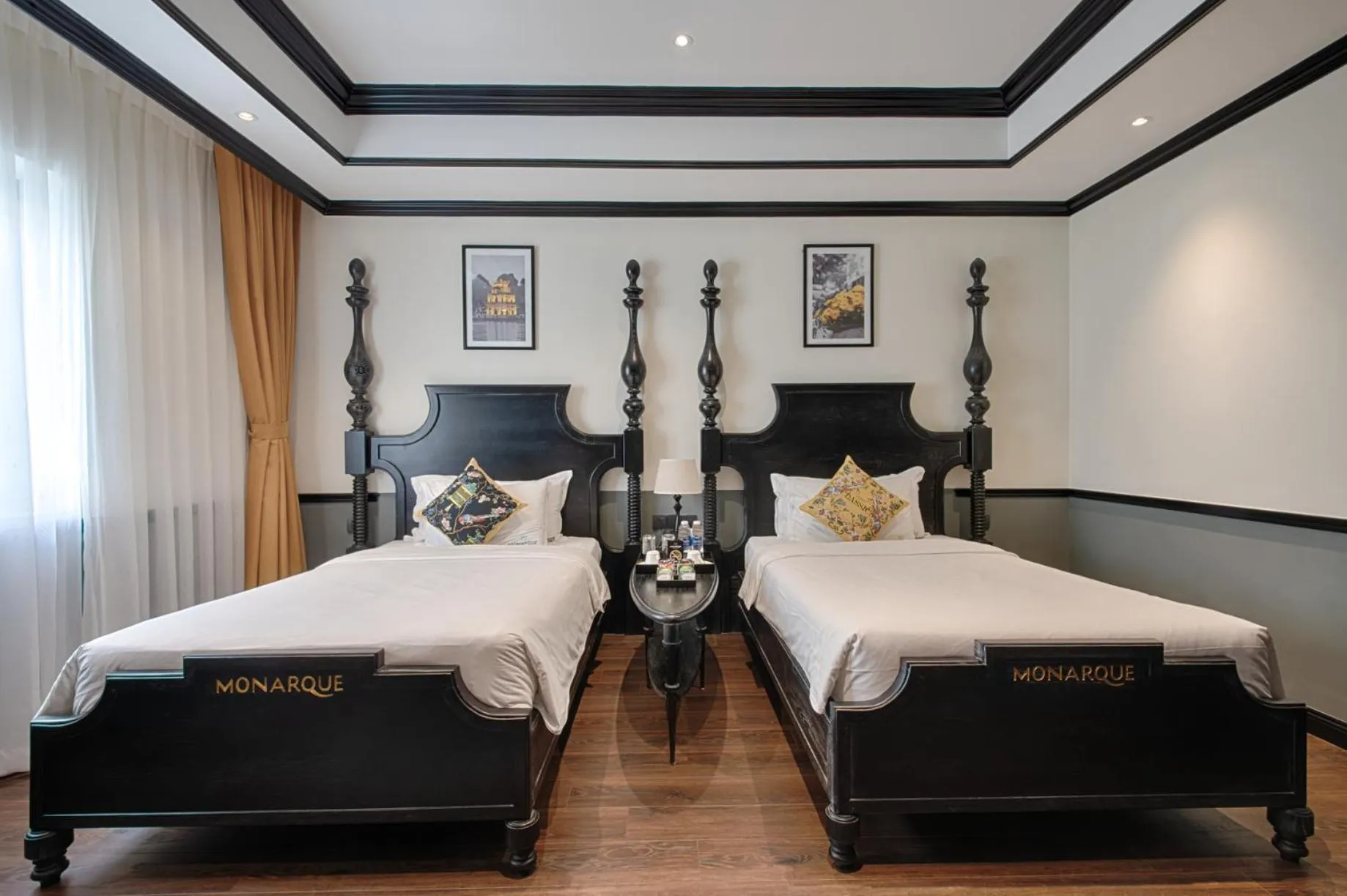 Bed in Monarque Hotel Danang