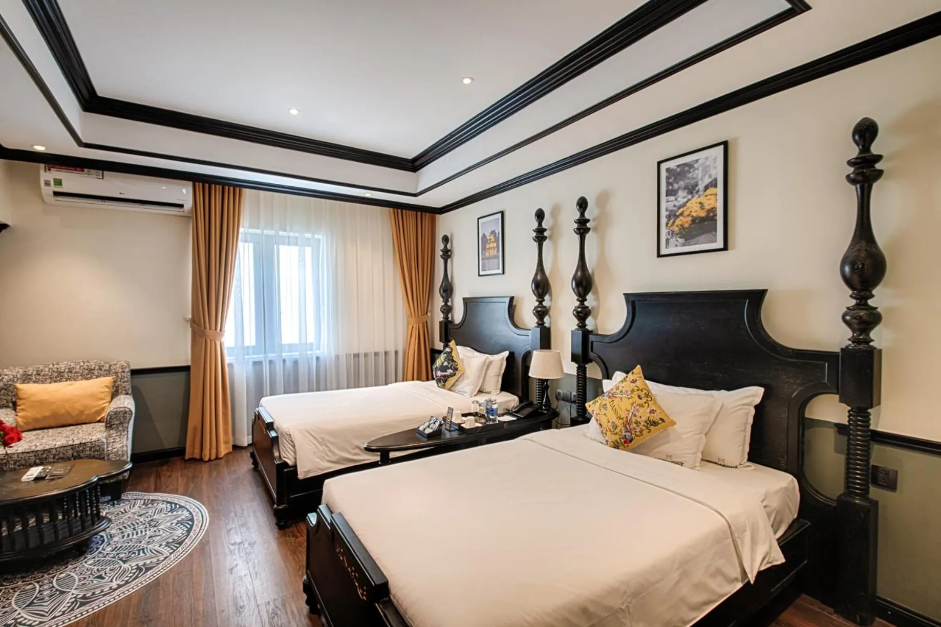 Bed in Monarque Hotel Danang