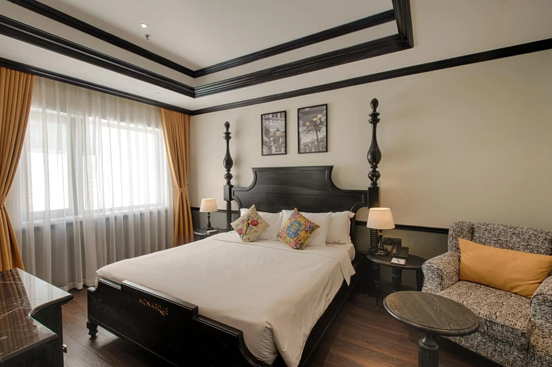 Bed in Monarque Hotel Danang