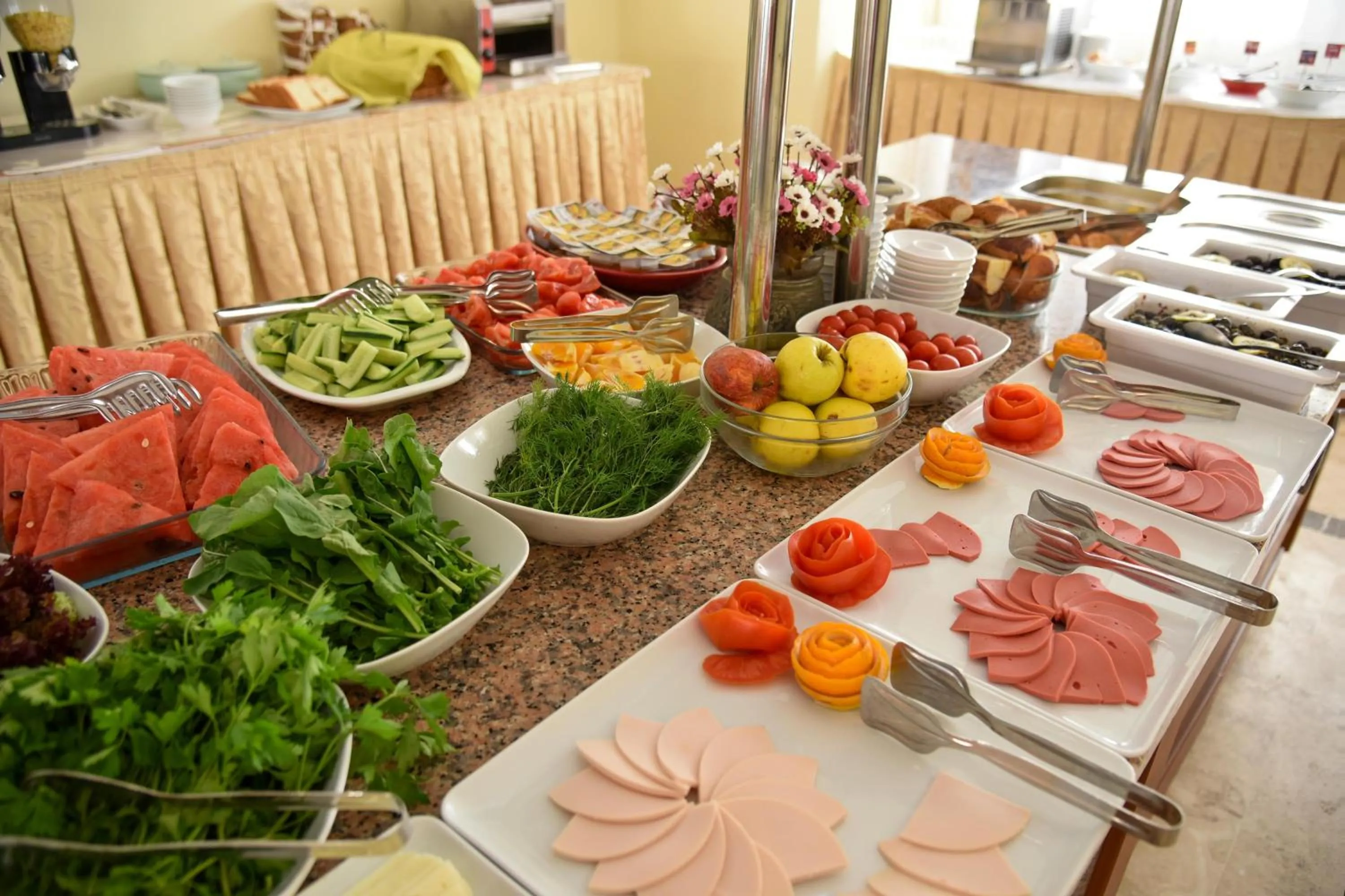 Buffet breakfast in Belcehan Hotel