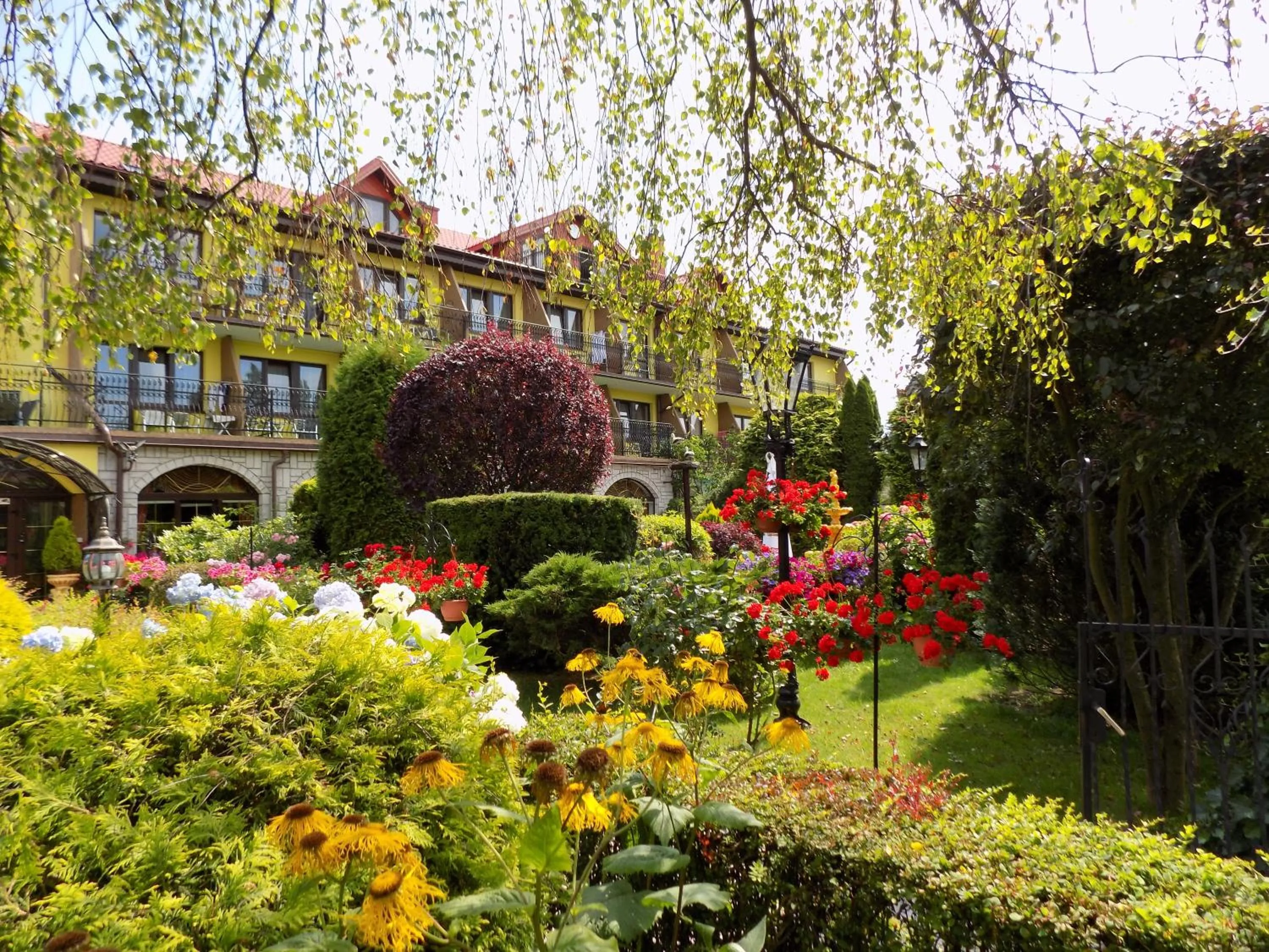 Garden view in Pensjonat Angela