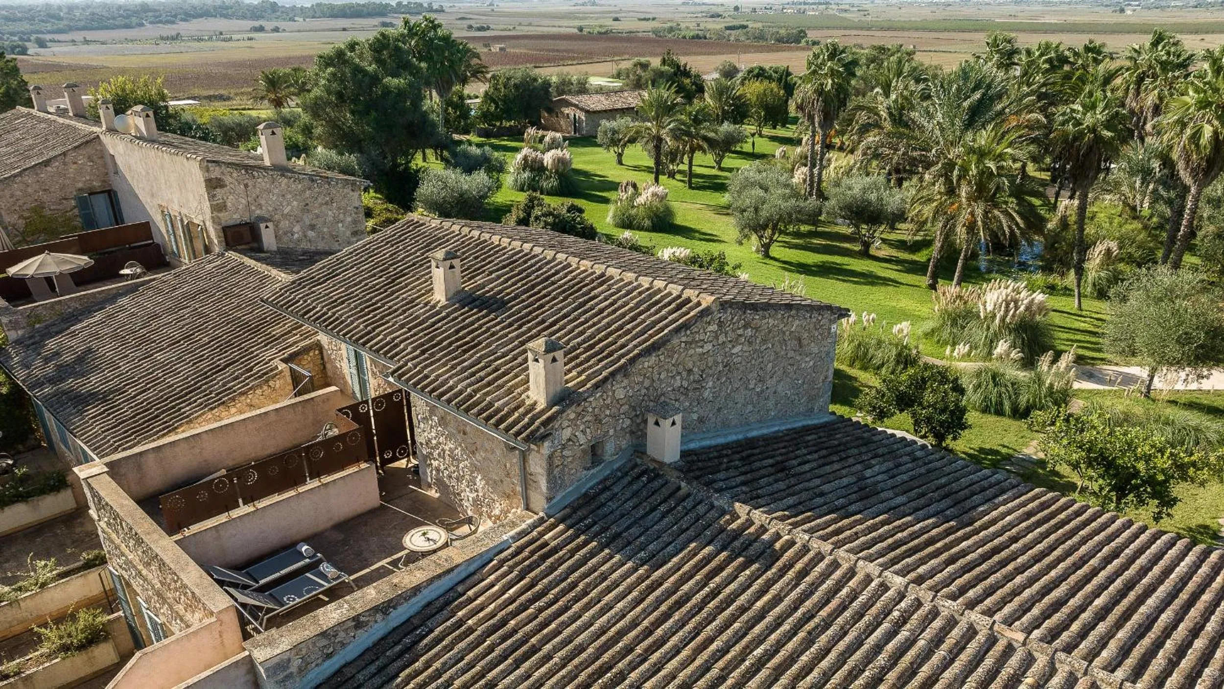 Bird's eye view in Hotel Sa Franquesa Nova