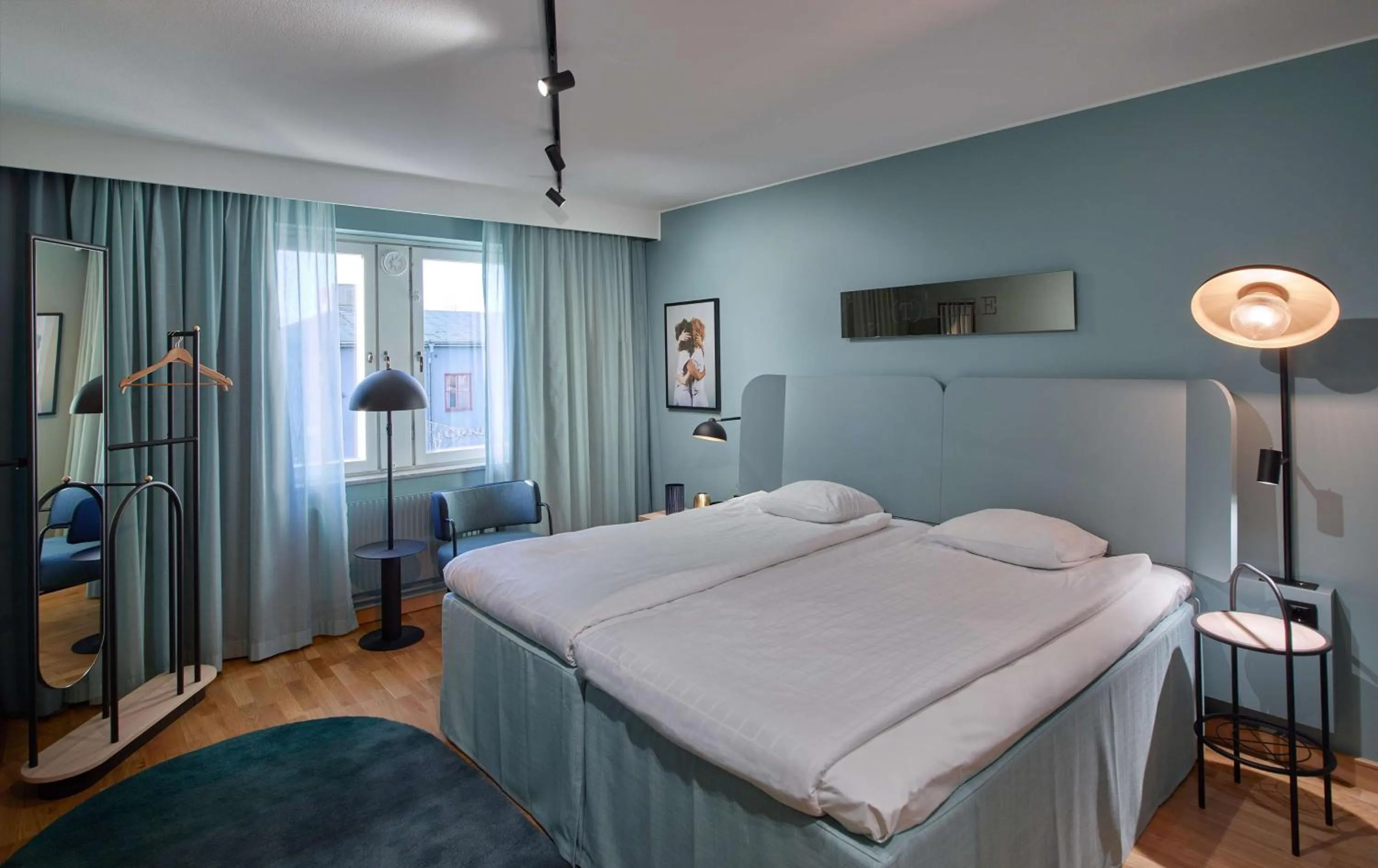 Bedroom, Bed in Scandic Borlänge