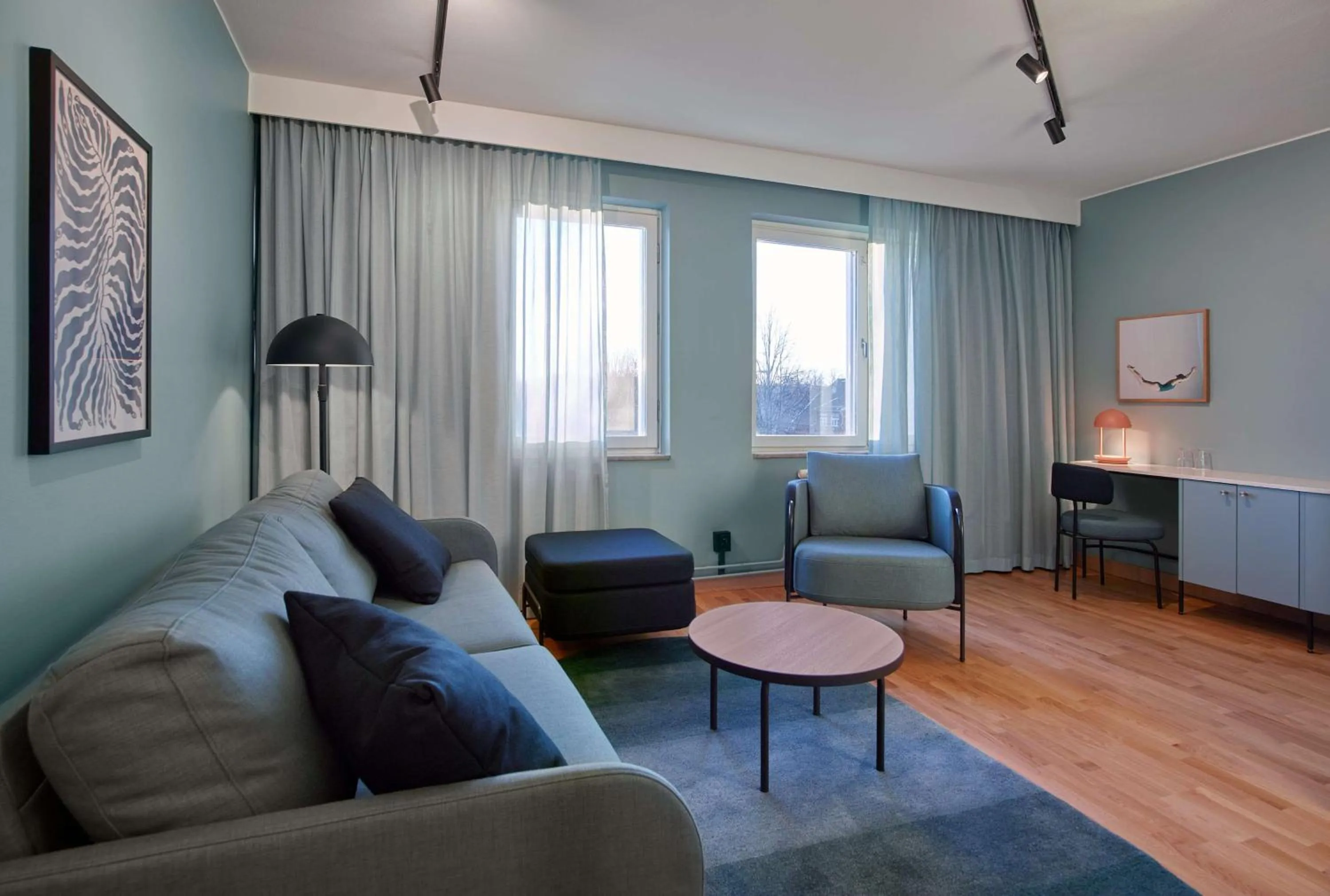 Bedroom in Scandic Borlänge