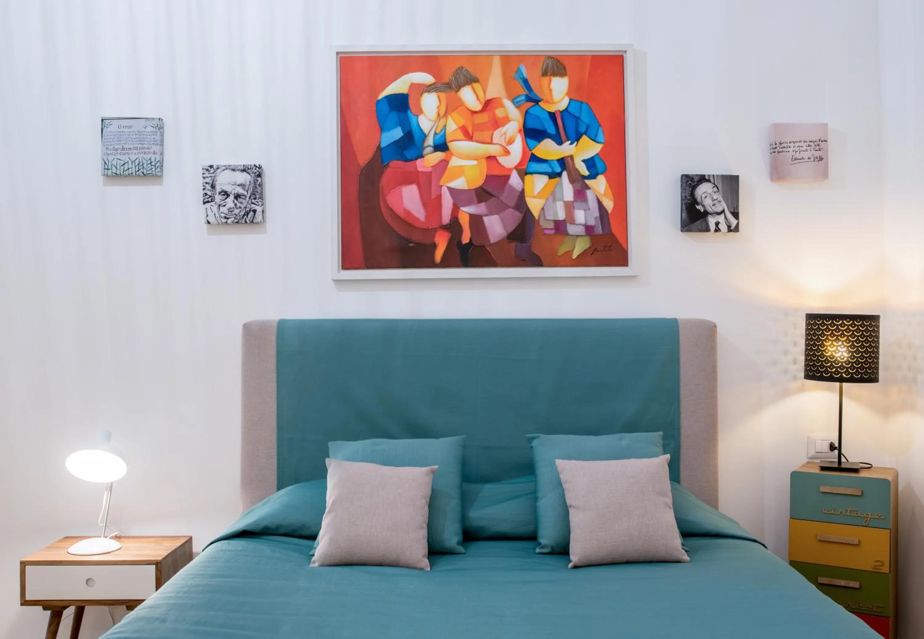 Bed in Napoliamo Guest House