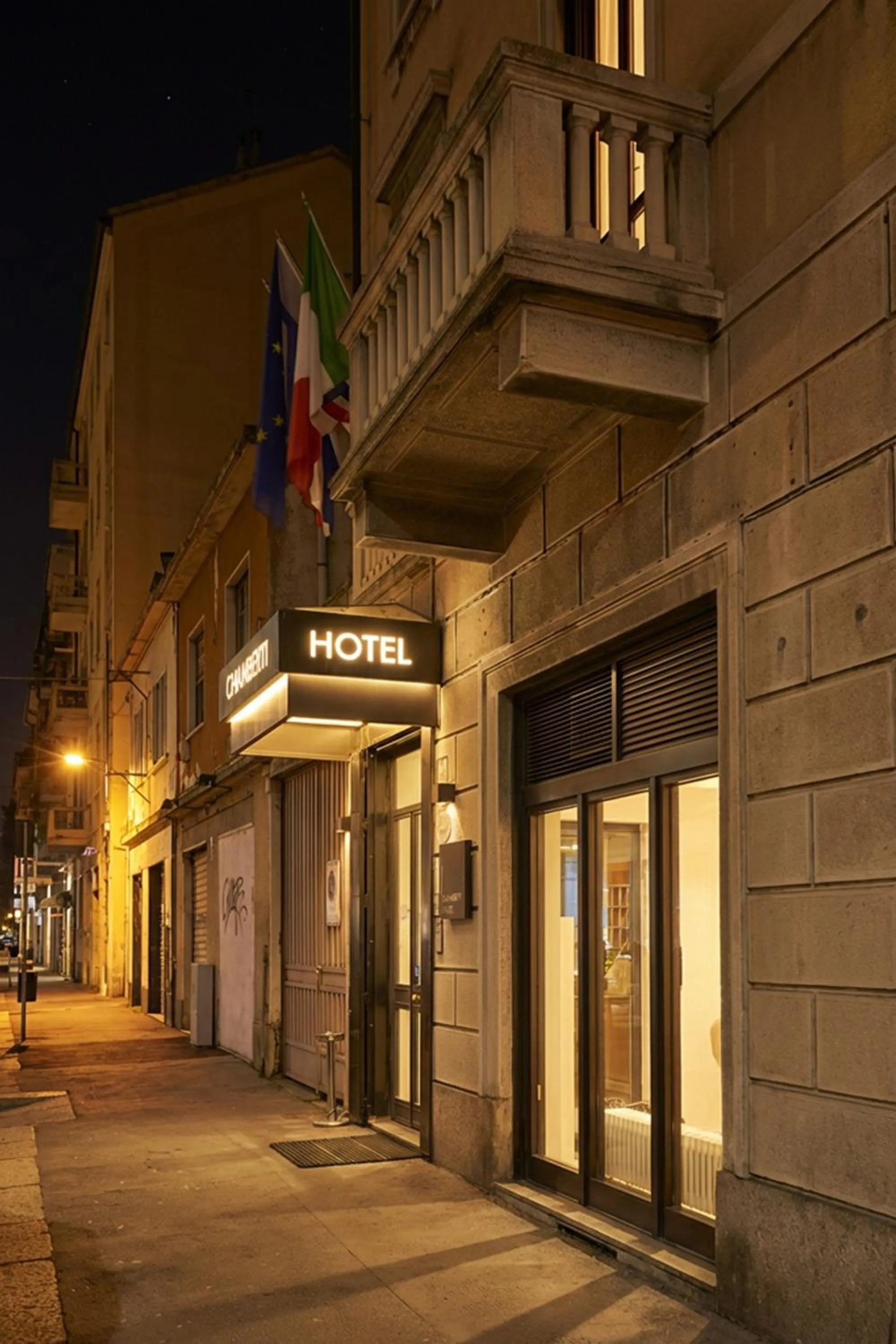 Property building in Hotel Galimberti