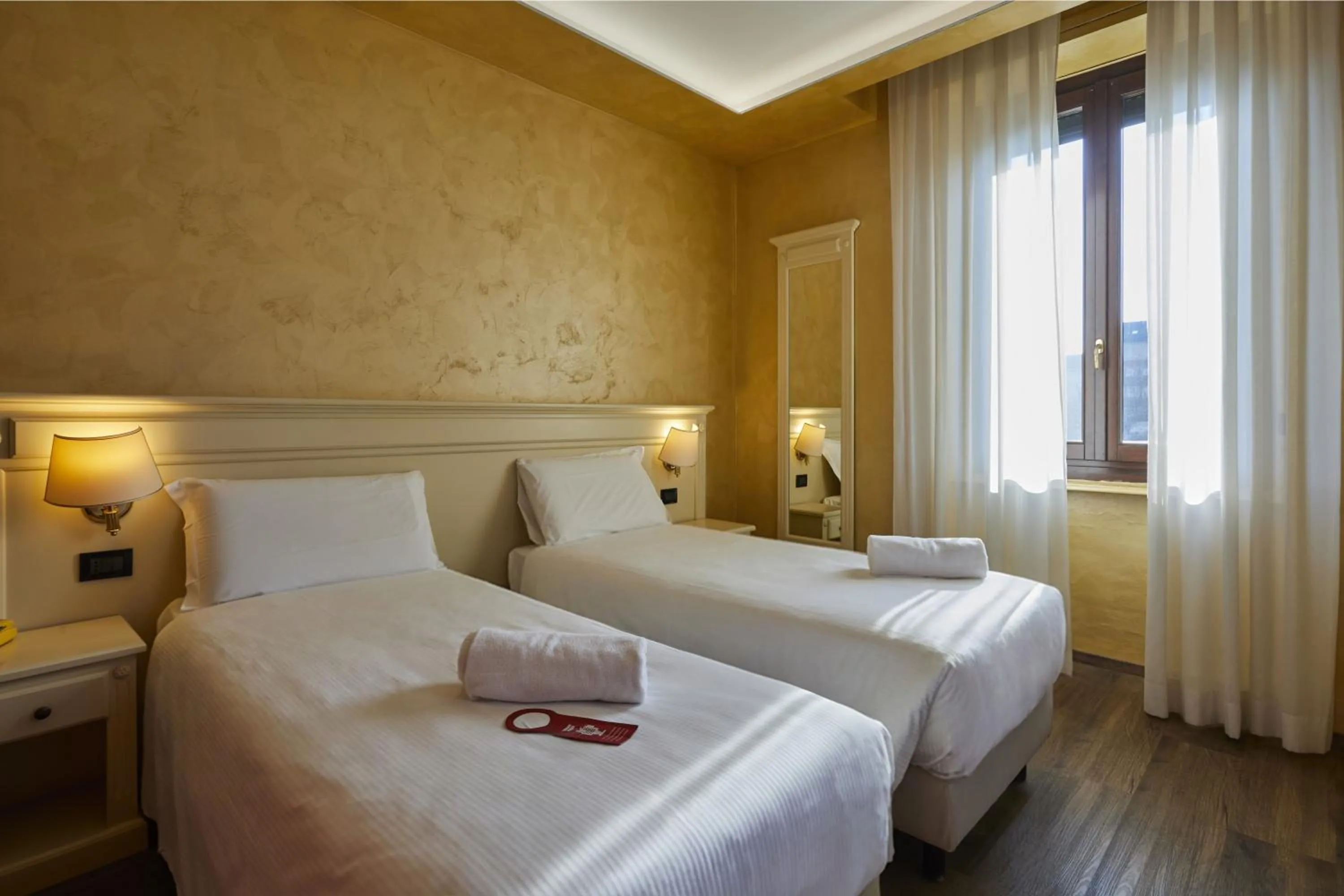 Bed in Hotel Galimberti
