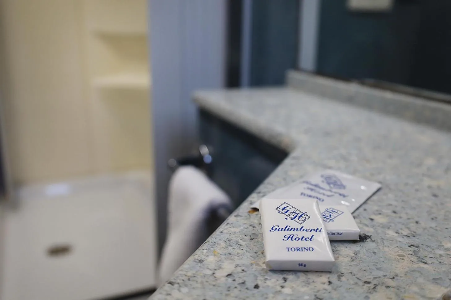 Bathroom in Hotel Galimberti