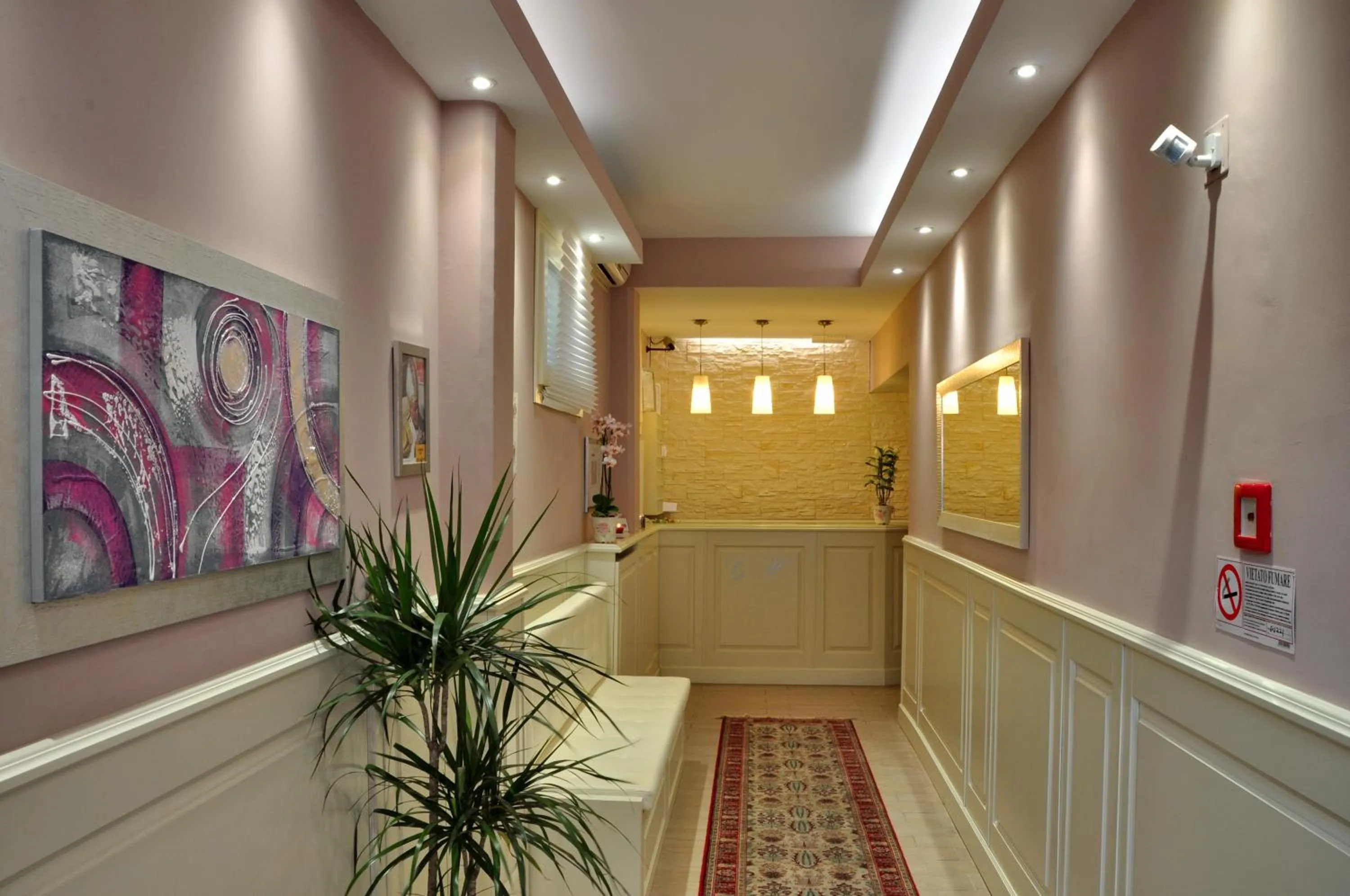 Lobby or reception in Hotel Galimberti