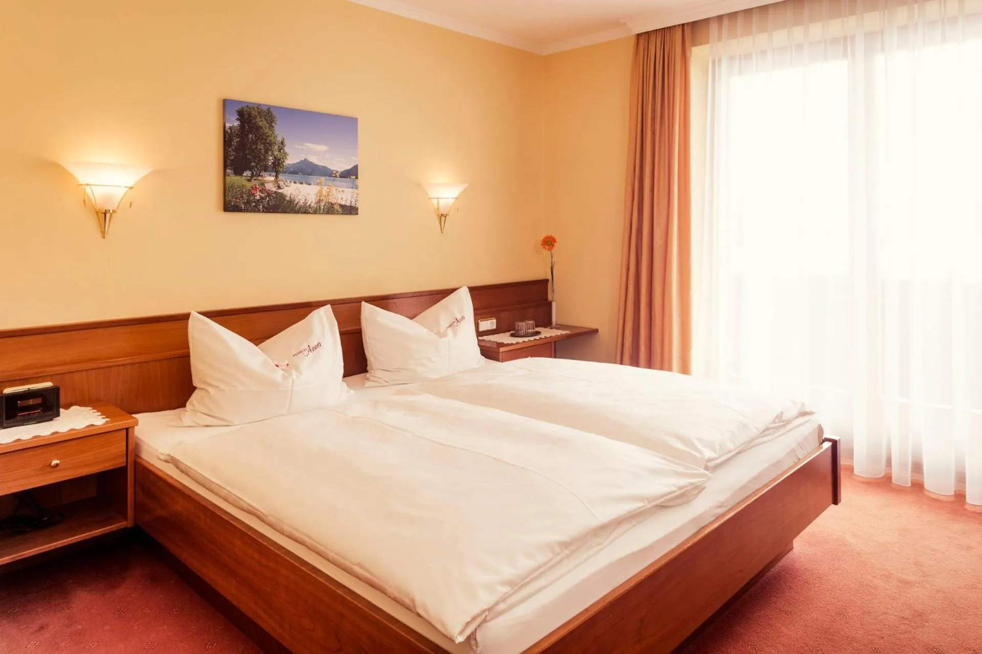 Bedroom, Bed in Pension Anna