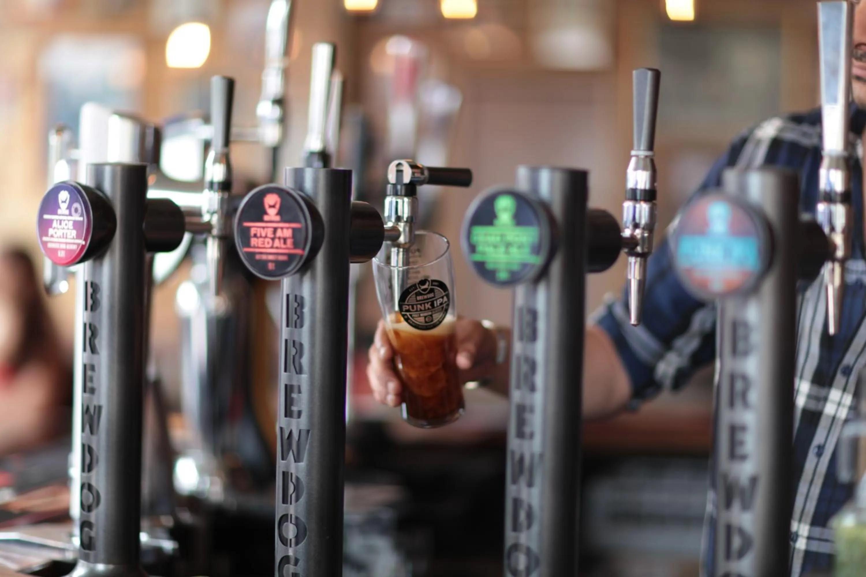 Alcoholic drinks in New Market Ale House