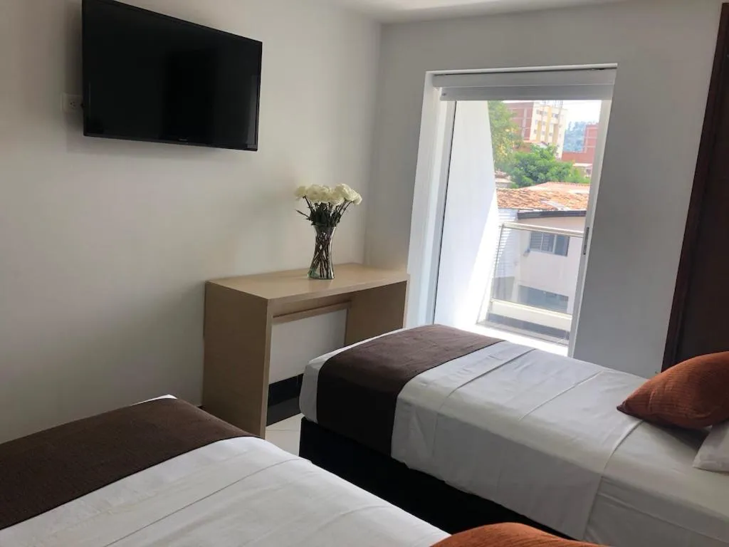 Bed in Hotel CSI Medellín