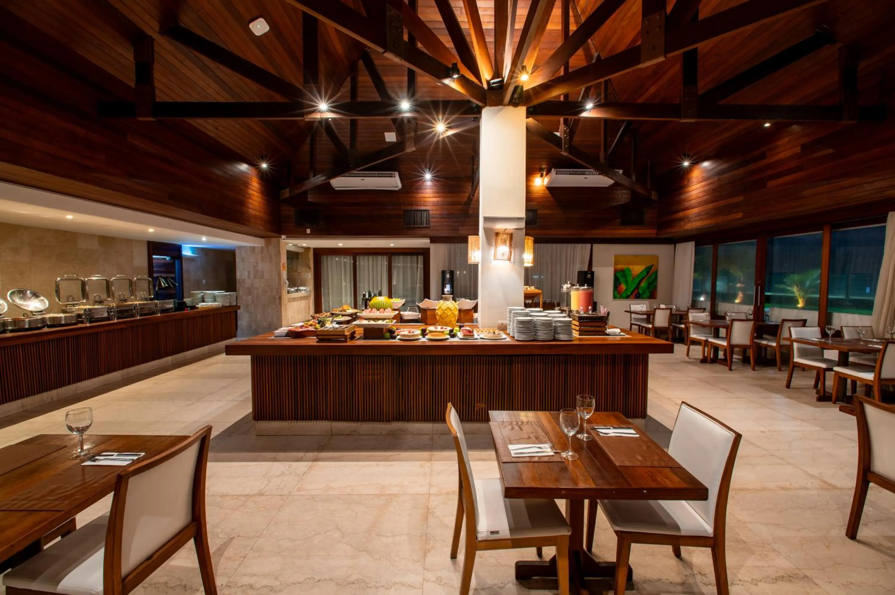 Restaurant/places to eat in Jatiúca Suites Resort by Slaviero Hotéis