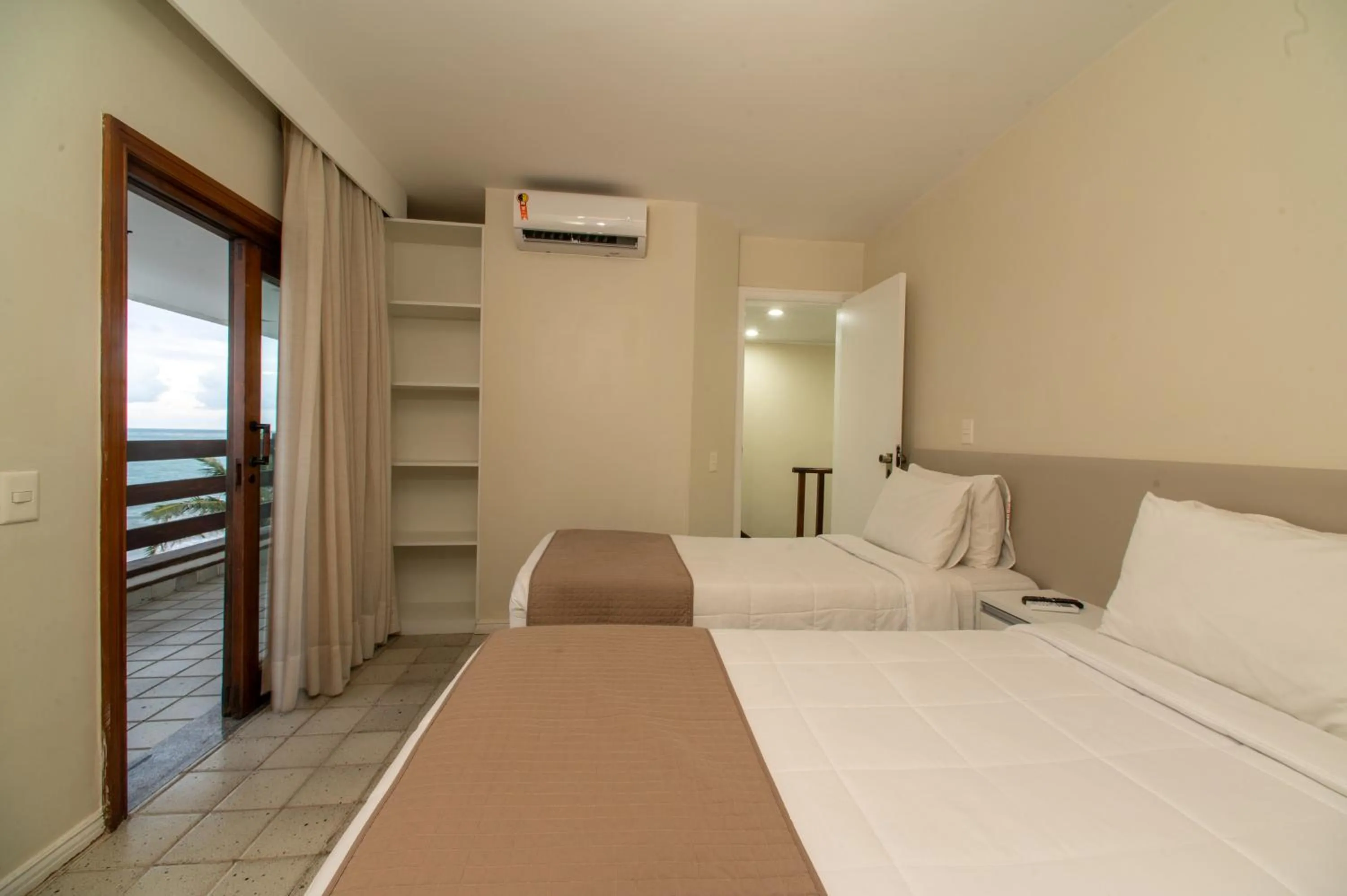 Bed in Jatiúca Suites Resort by Slaviero Hotéis