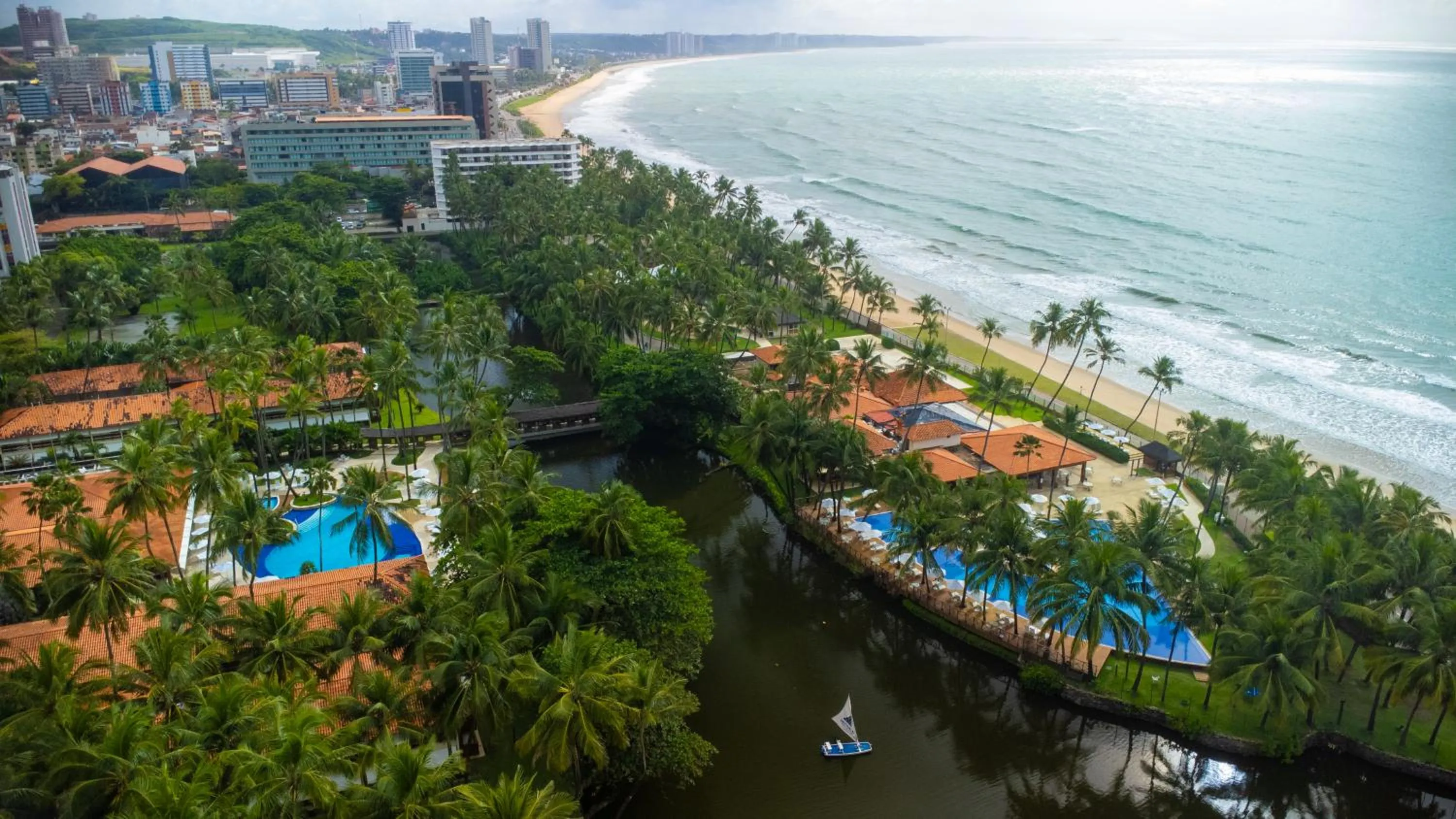 Bird's eye view in Jatiúca Suites Resort by Slaviero Hotéis