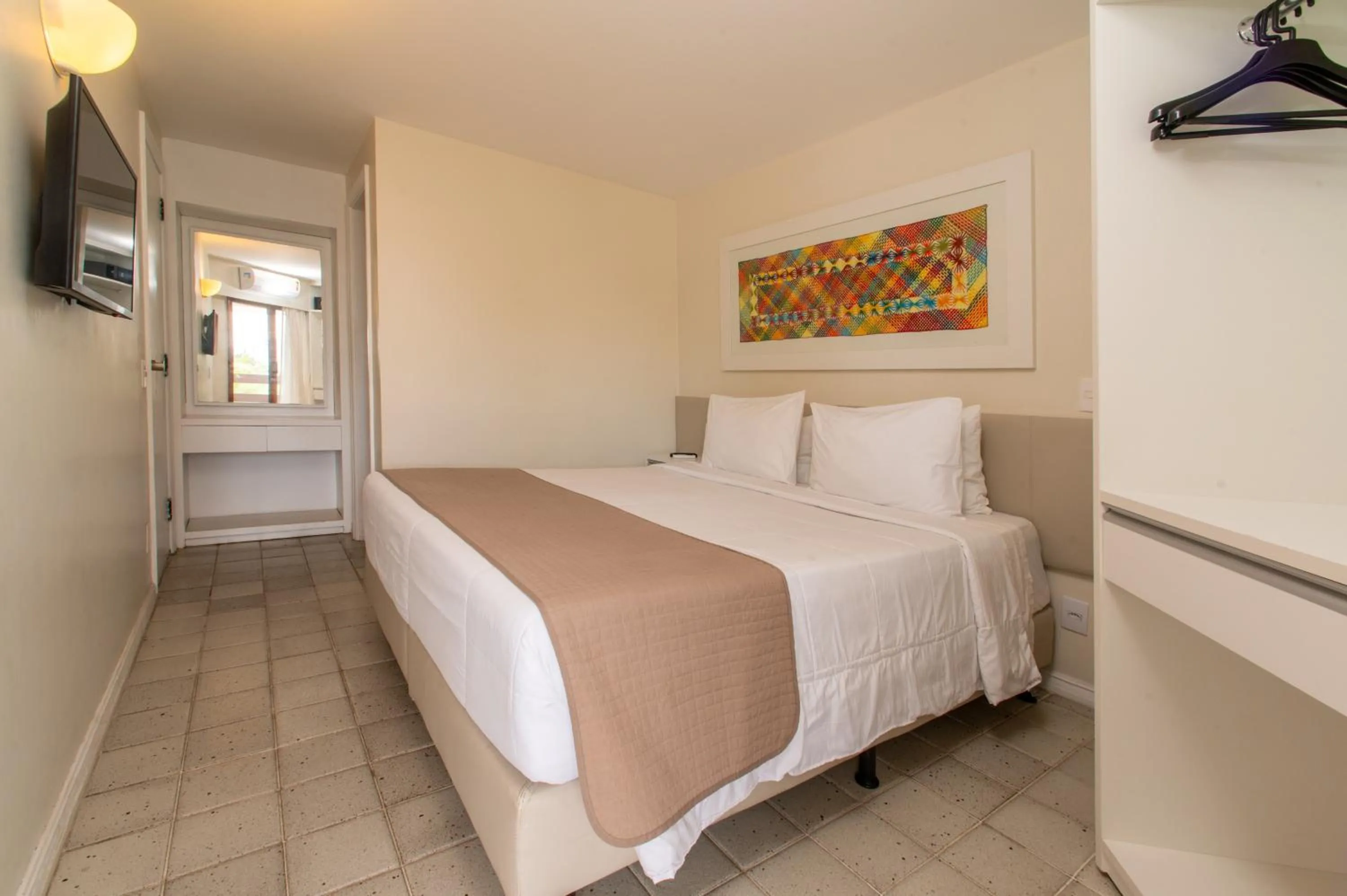 Bed in Jatiúca Suites Resort by Slaviero Hotéis