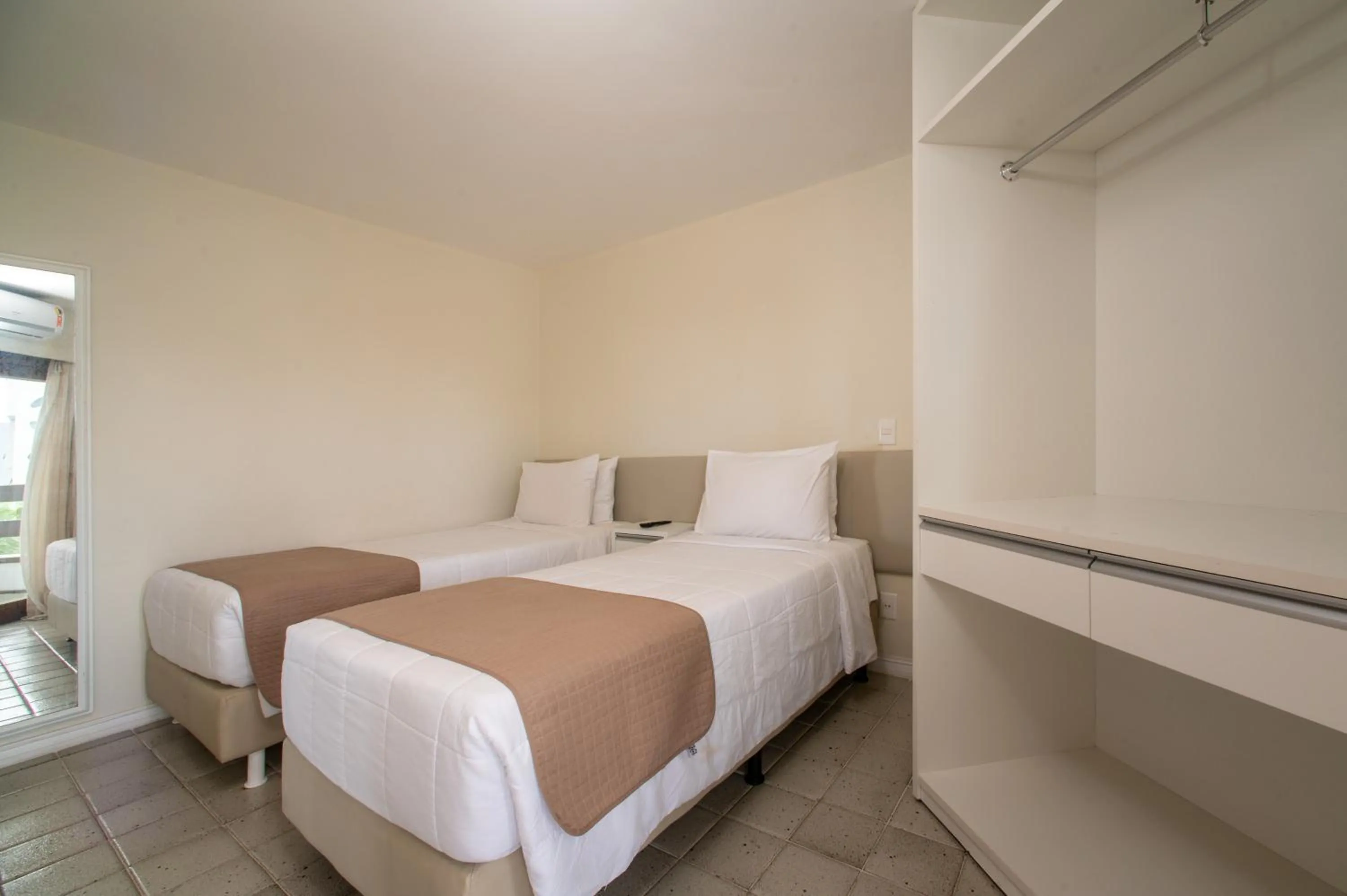 Bed in Jatiúca Suites Resort by Slaviero Hotéis