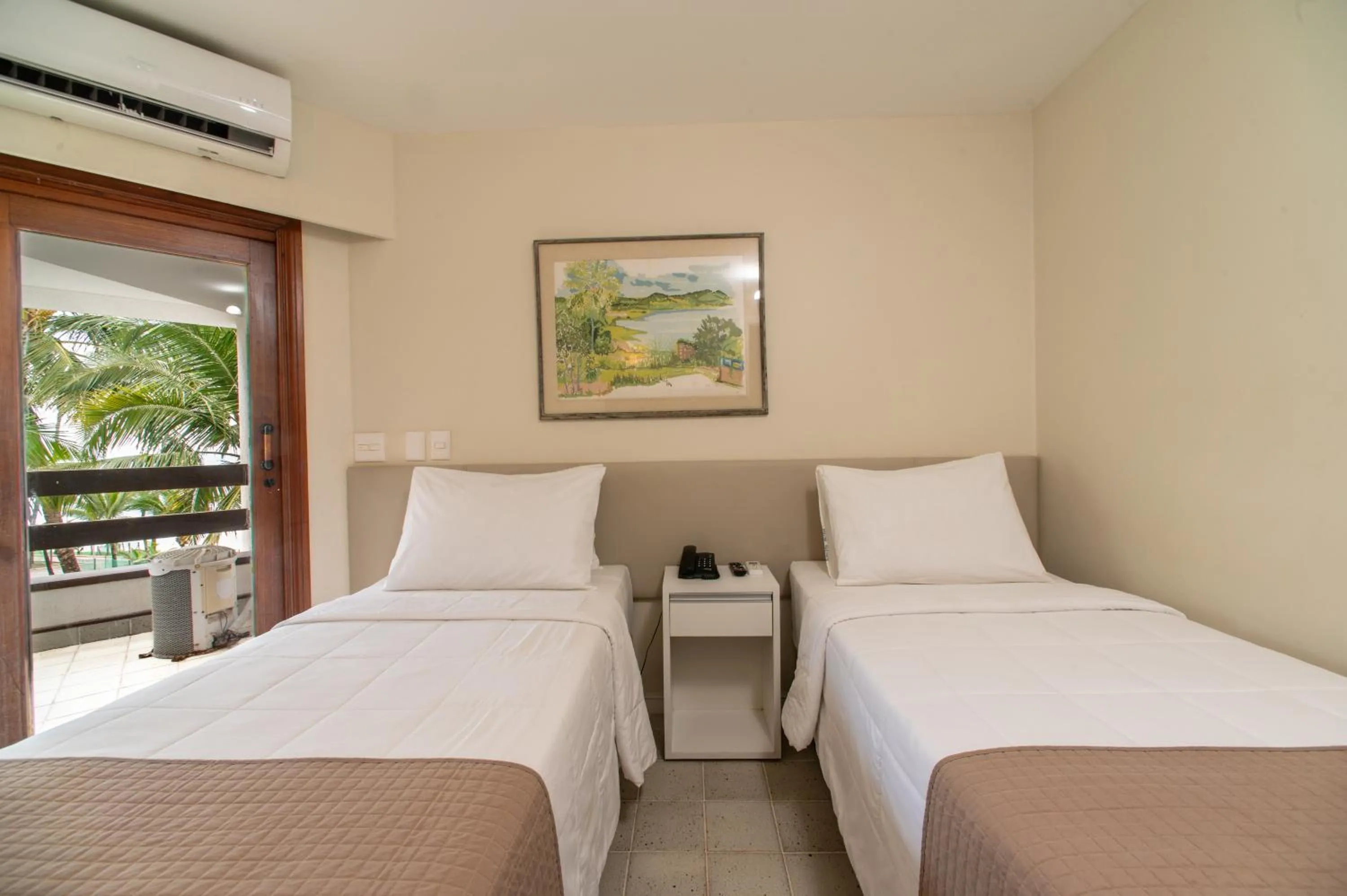 Bed in Jatiúca Suites Resort by Slaviero Hotéis