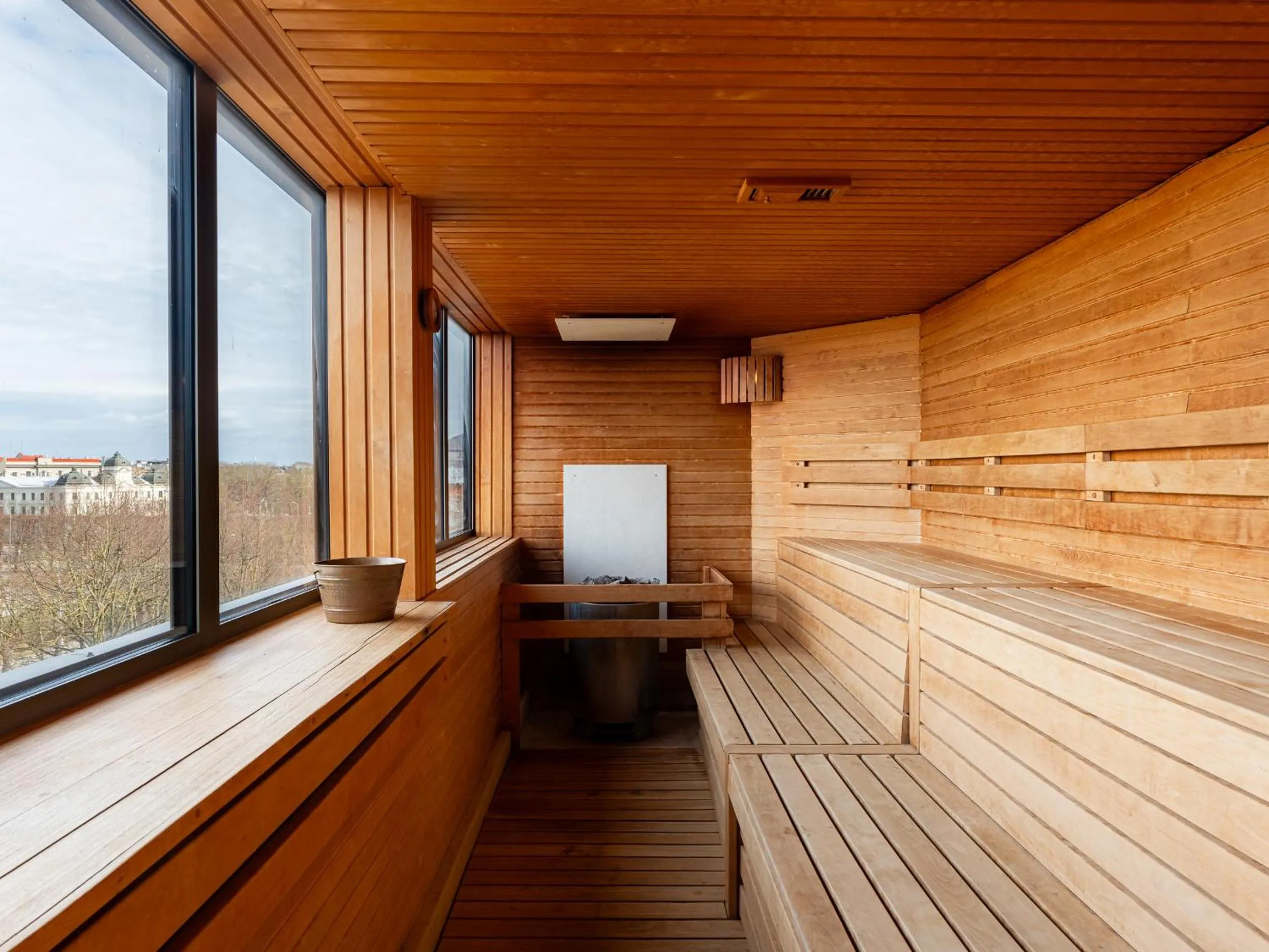 Sauna in Radisson Blu Ridzene Hotel, Riga