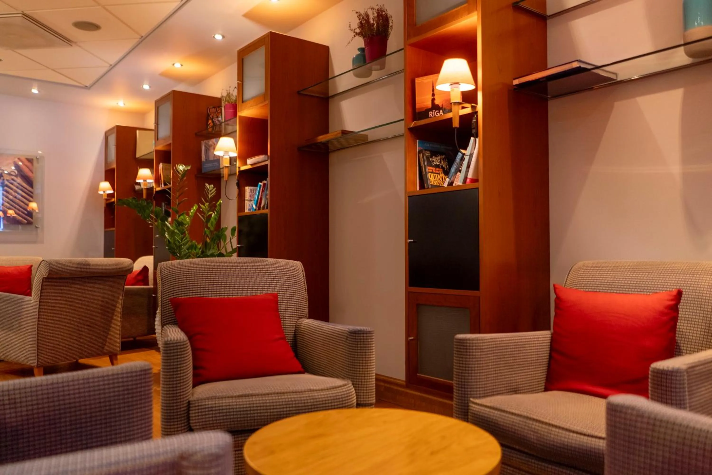 Seating area in Radisson Blu Ridzene Hotel, Riga