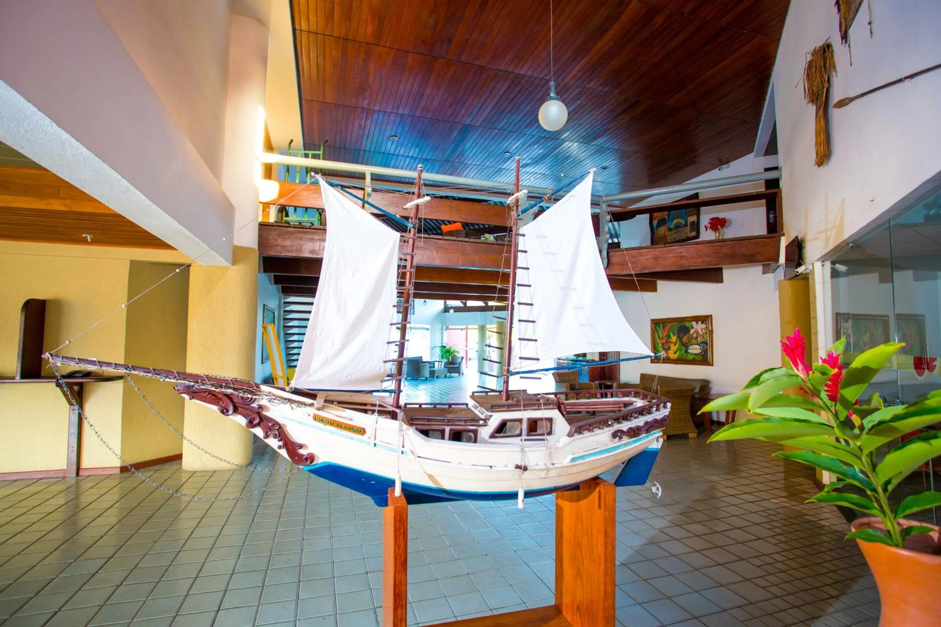 Lobby or reception in Monte Pascoal Praia Hotel