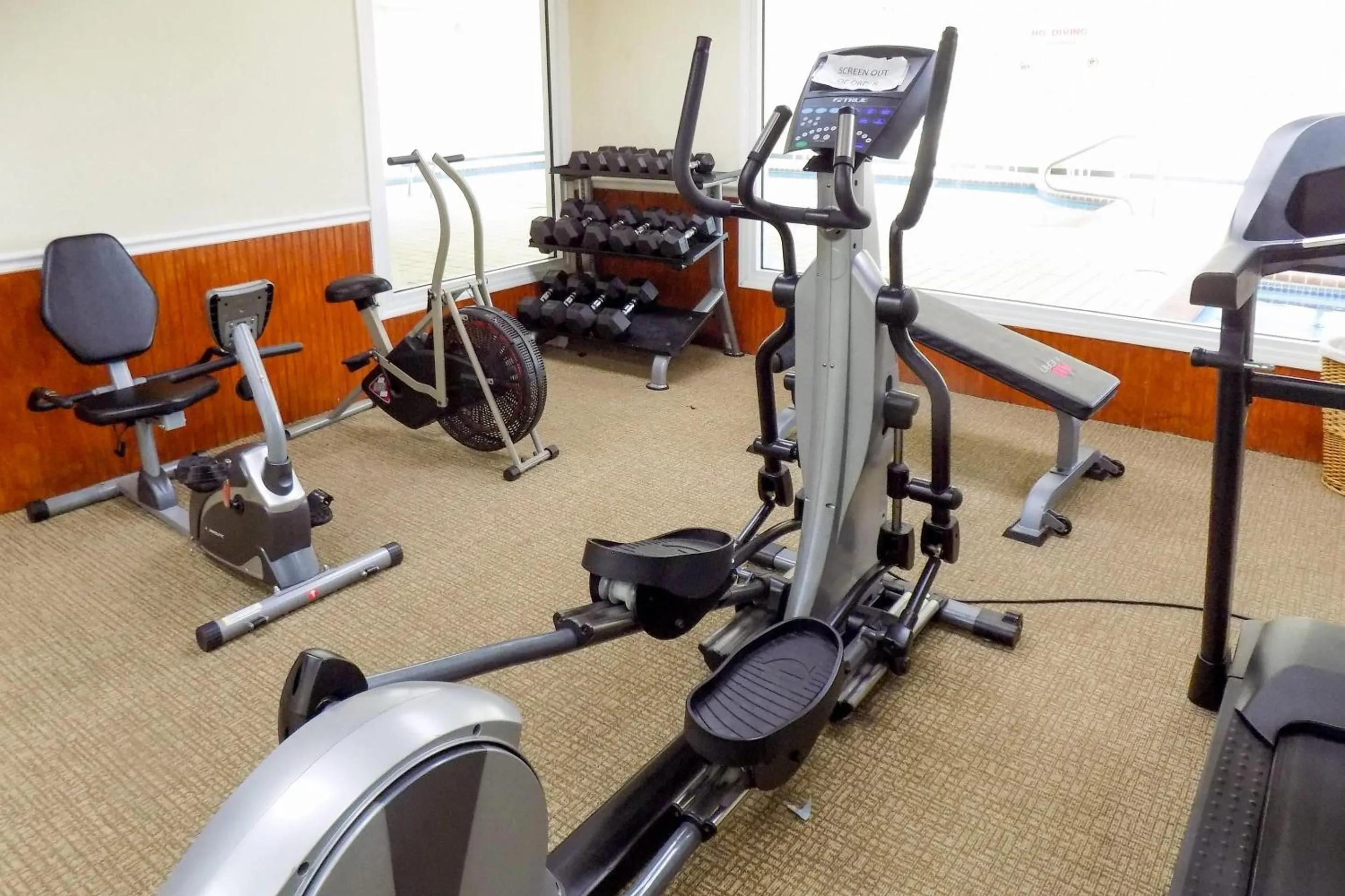 Fitness centre/facilities in Quality Inn Kingdom City I-70